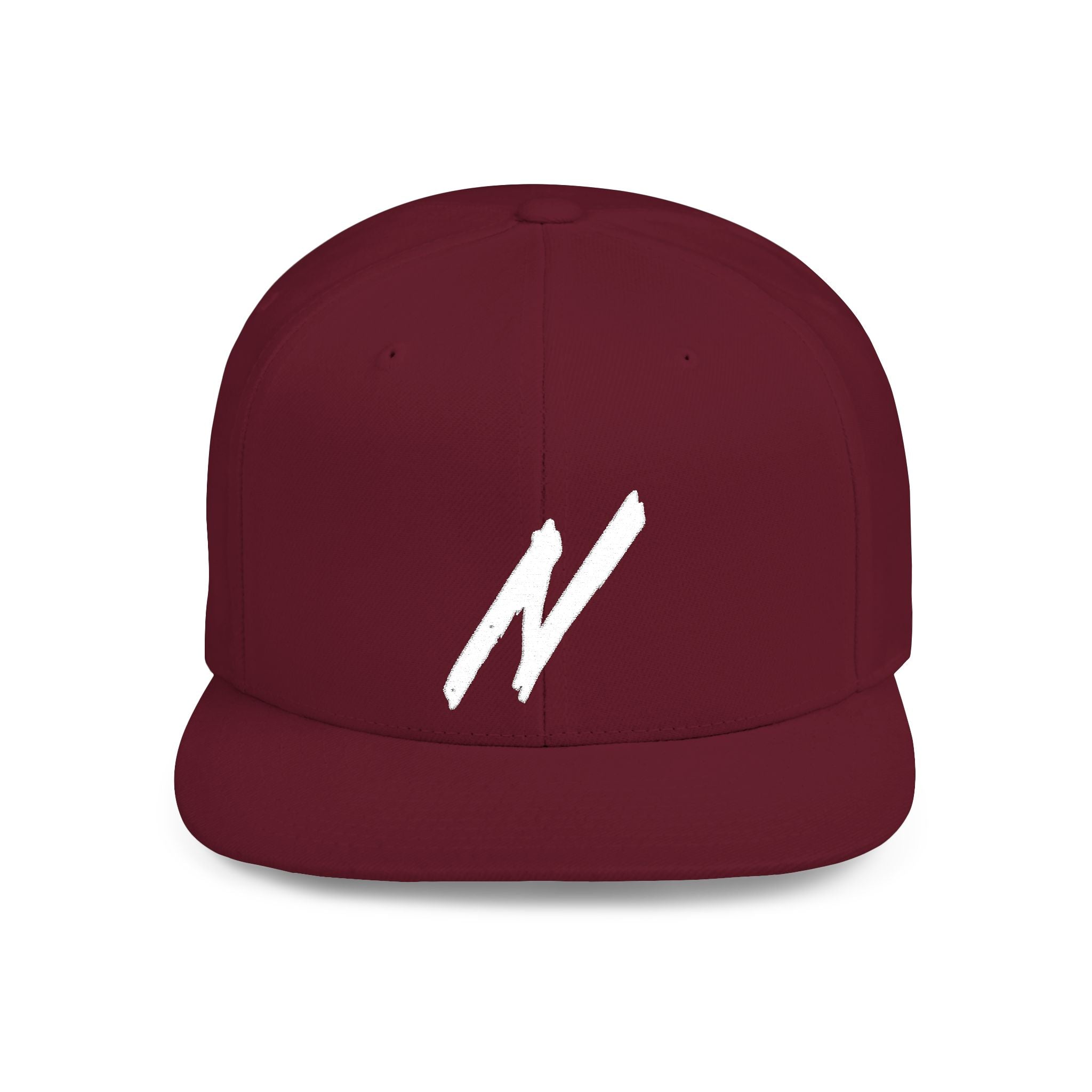 NICE Throw Shop Flat Bill Snapback with N Design – Multiple Colors