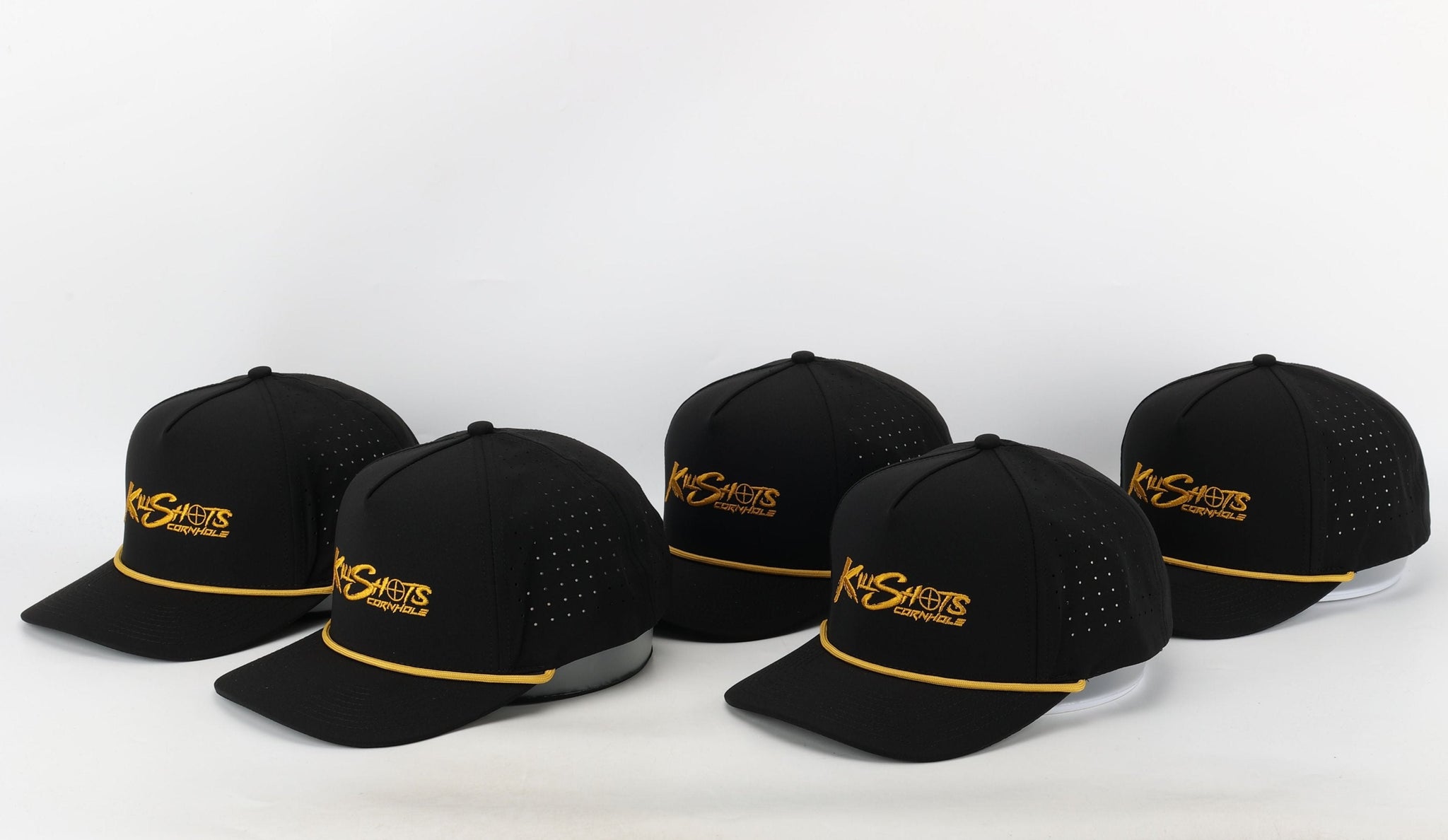Killshots Cornhole 5 Panel Snap-Back Rope Hat - "Champions" Edition