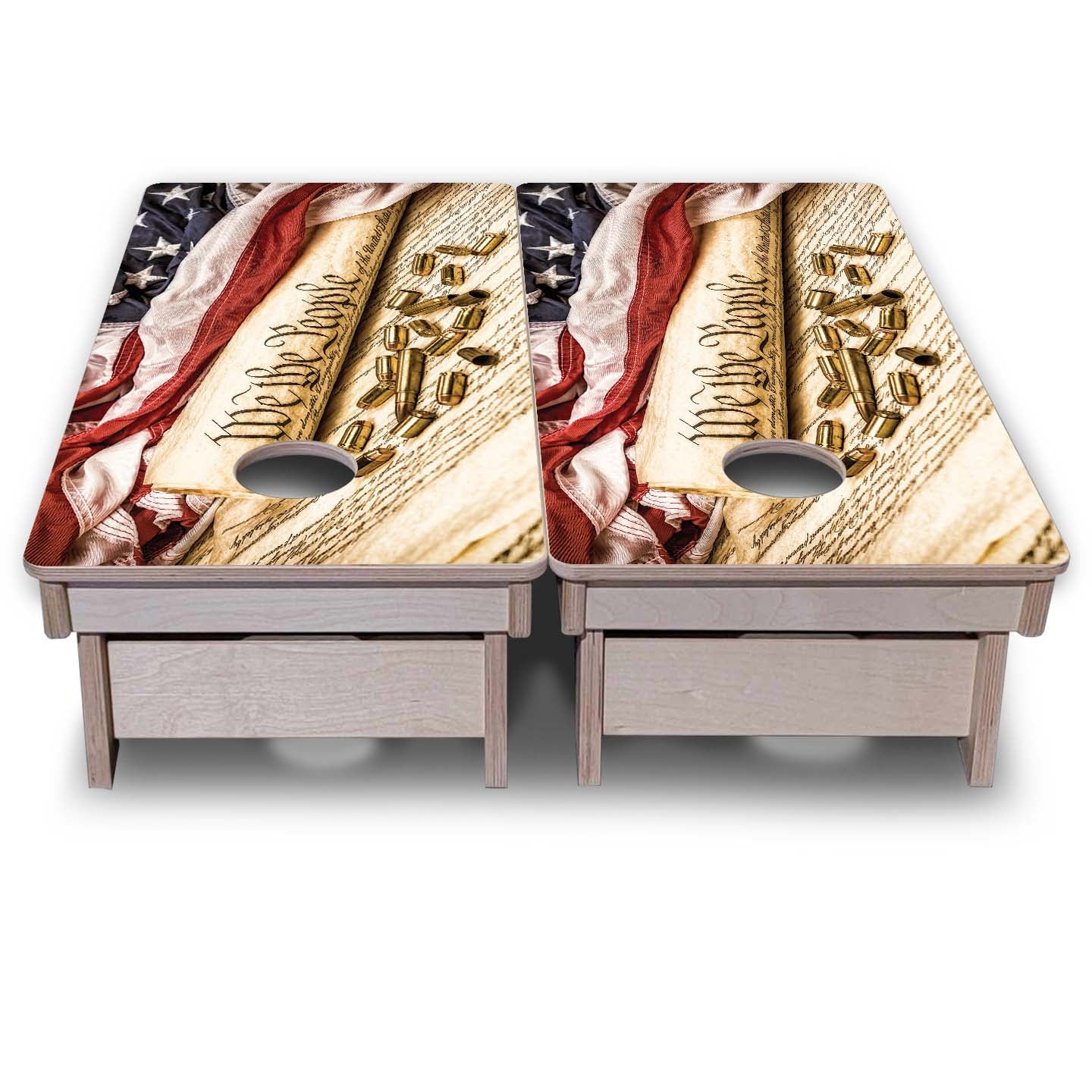 Vacation Cornhole Boards - DTOM & We The People