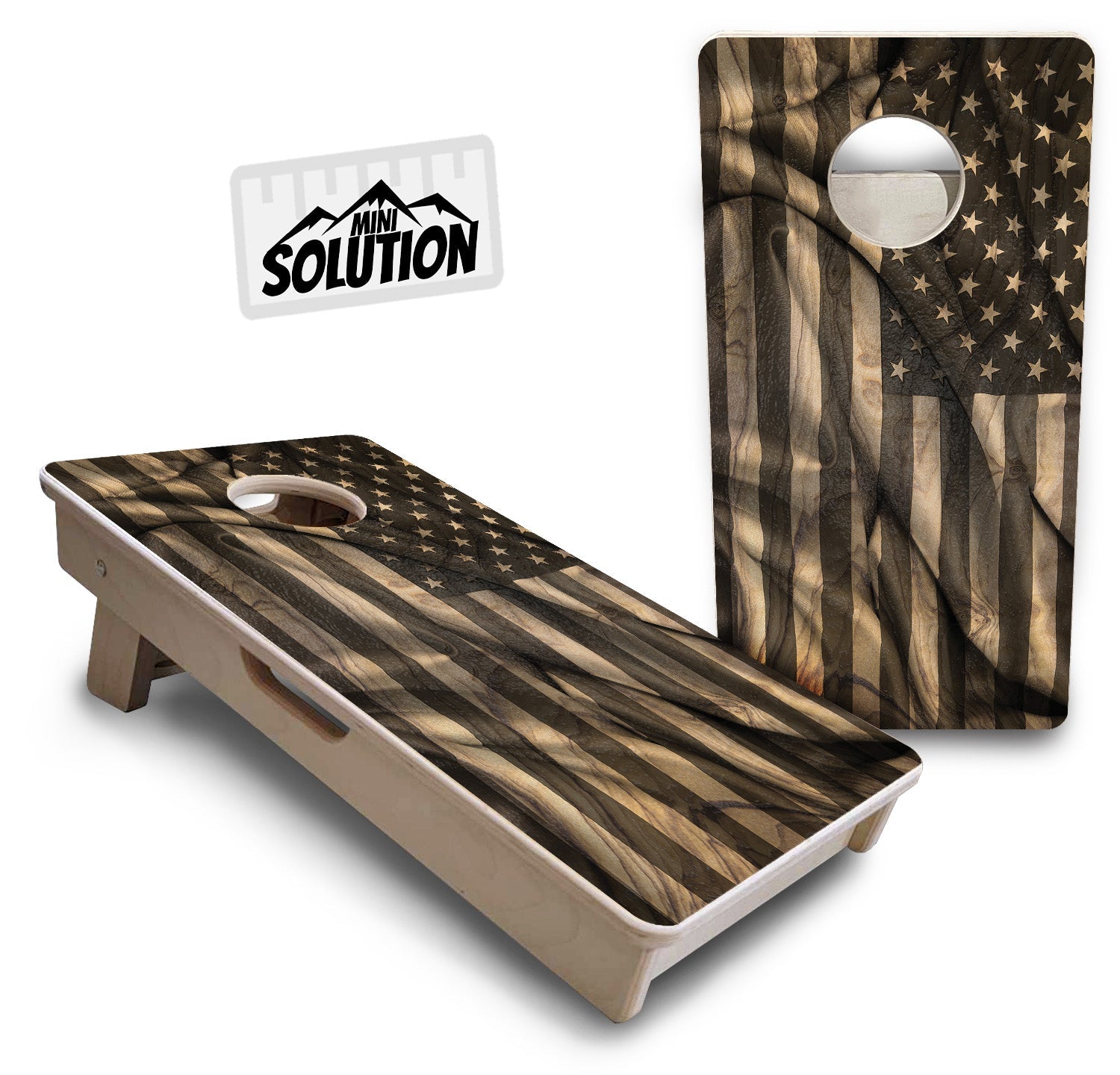 Mini Cornhole Boards - USA Wood Flag