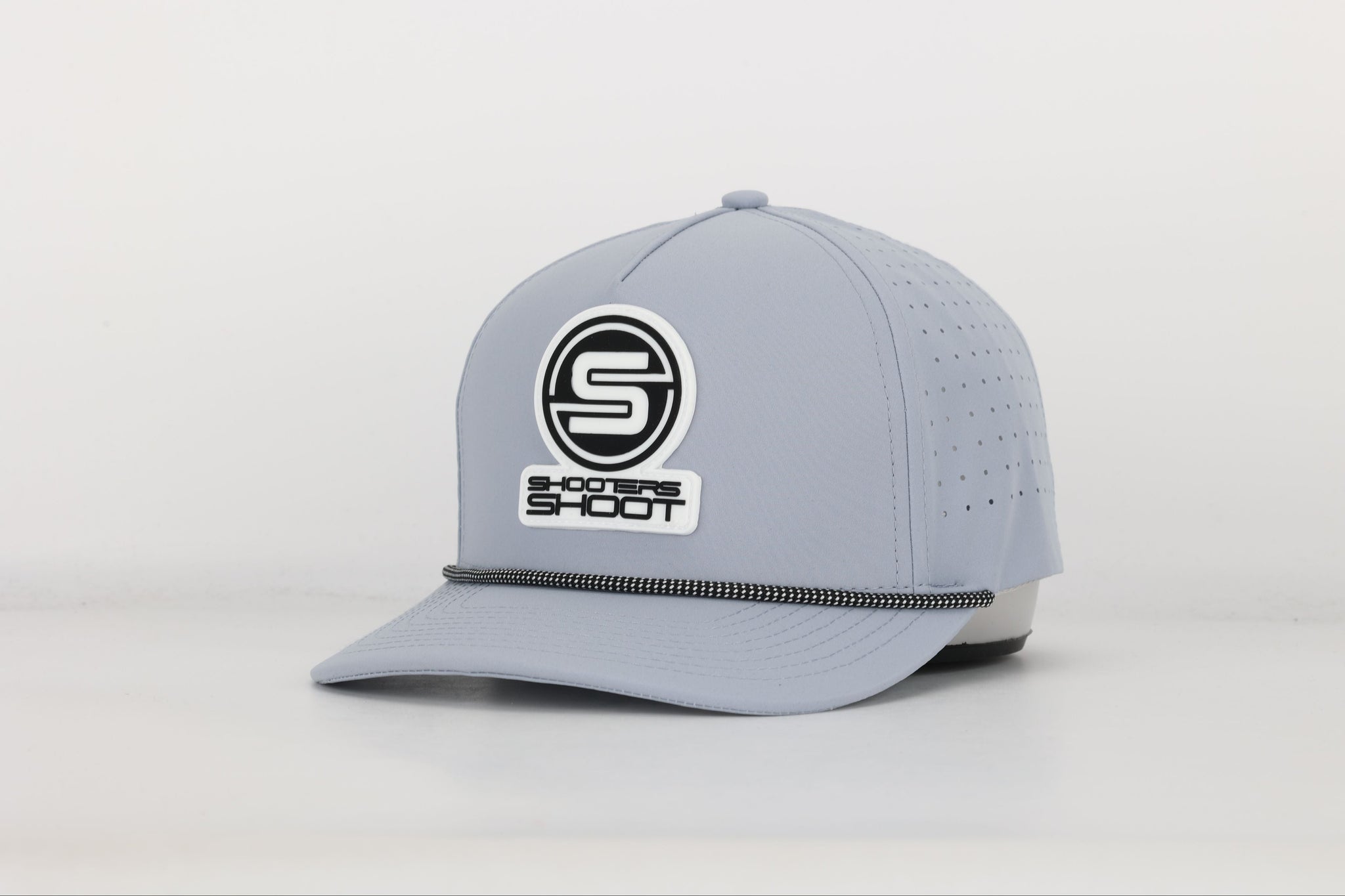 Killshots Cornhole 5 Panel Snap-Back Rope Hat - Rubber Patch