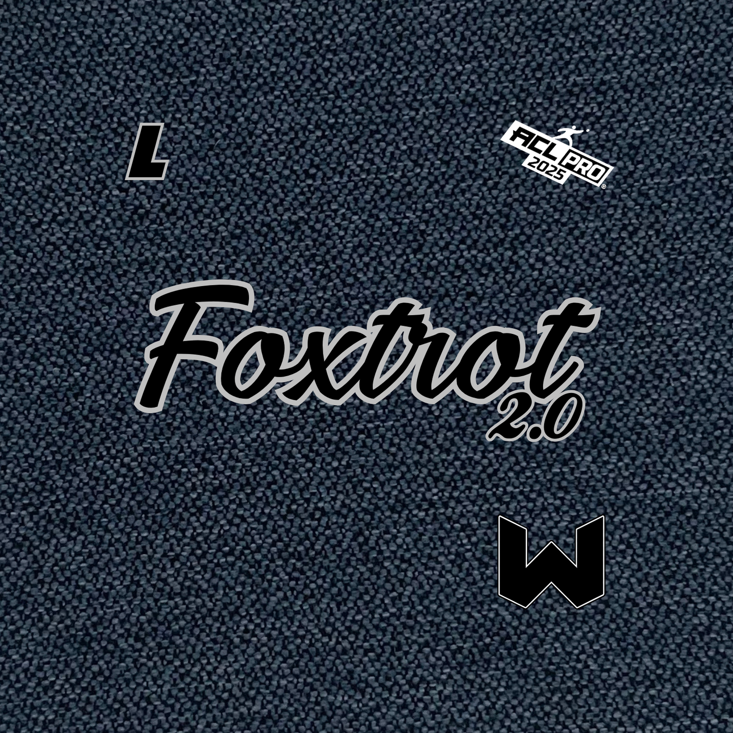 2026 WTF Cornhole Foxtrot 2.0 Simple - ACL Pro Stamped Cornhole Bags - Set of 4 bags