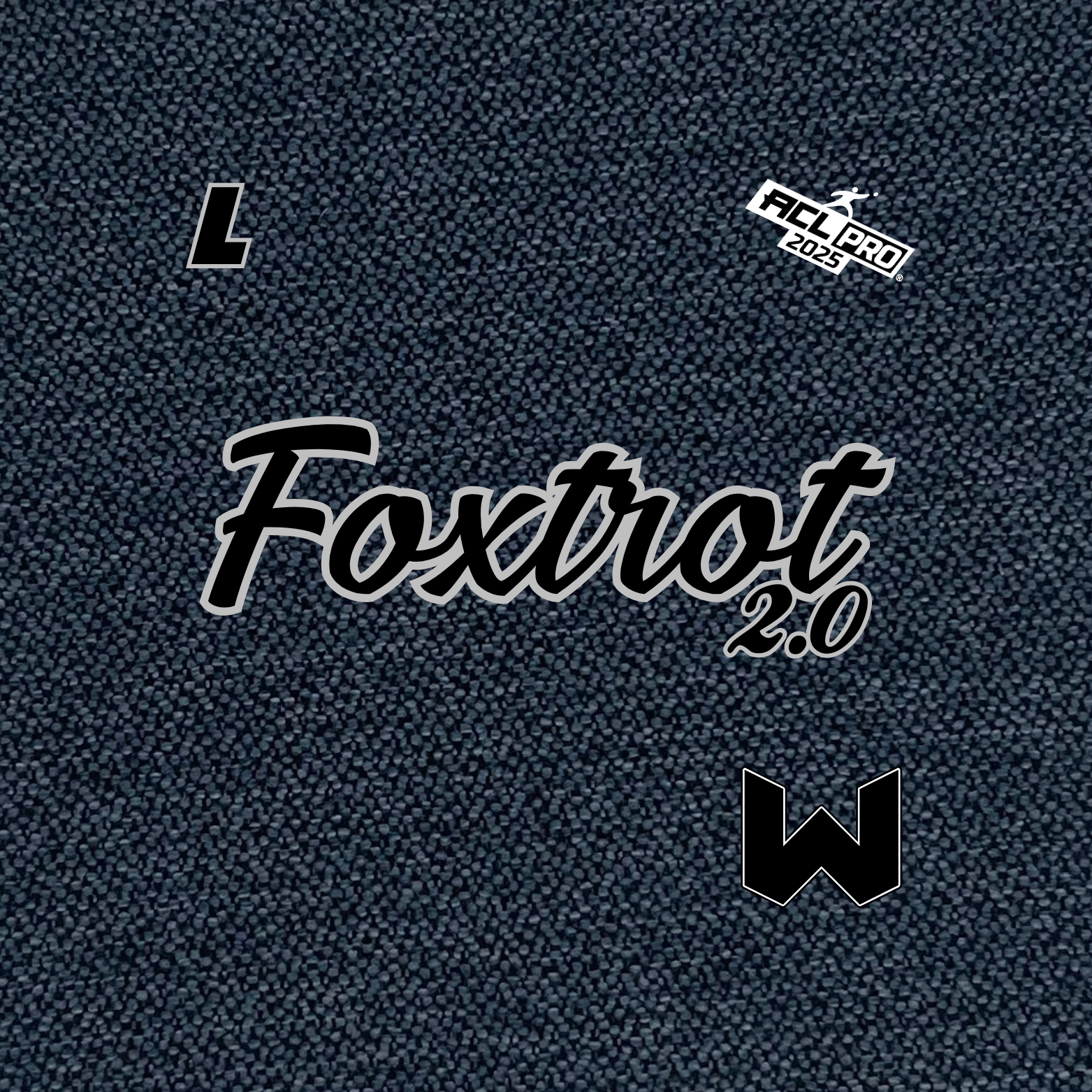 2026 WTF Cornhole Foxtrot 2.0 Simple - ACL Pro Stamped Cornhole Bags - Set of 4 bags