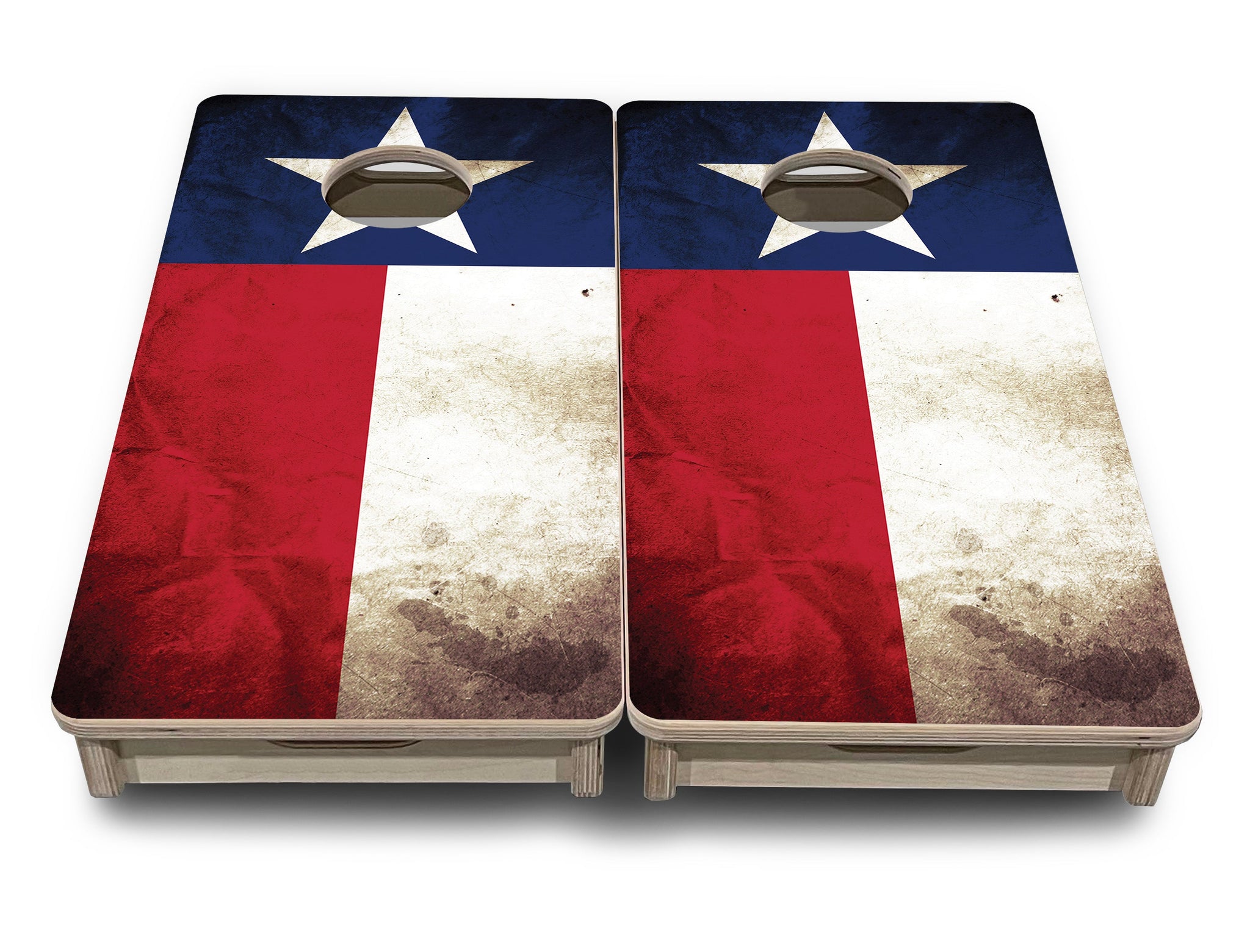 Mini Cornhole Boards - Texas Flag