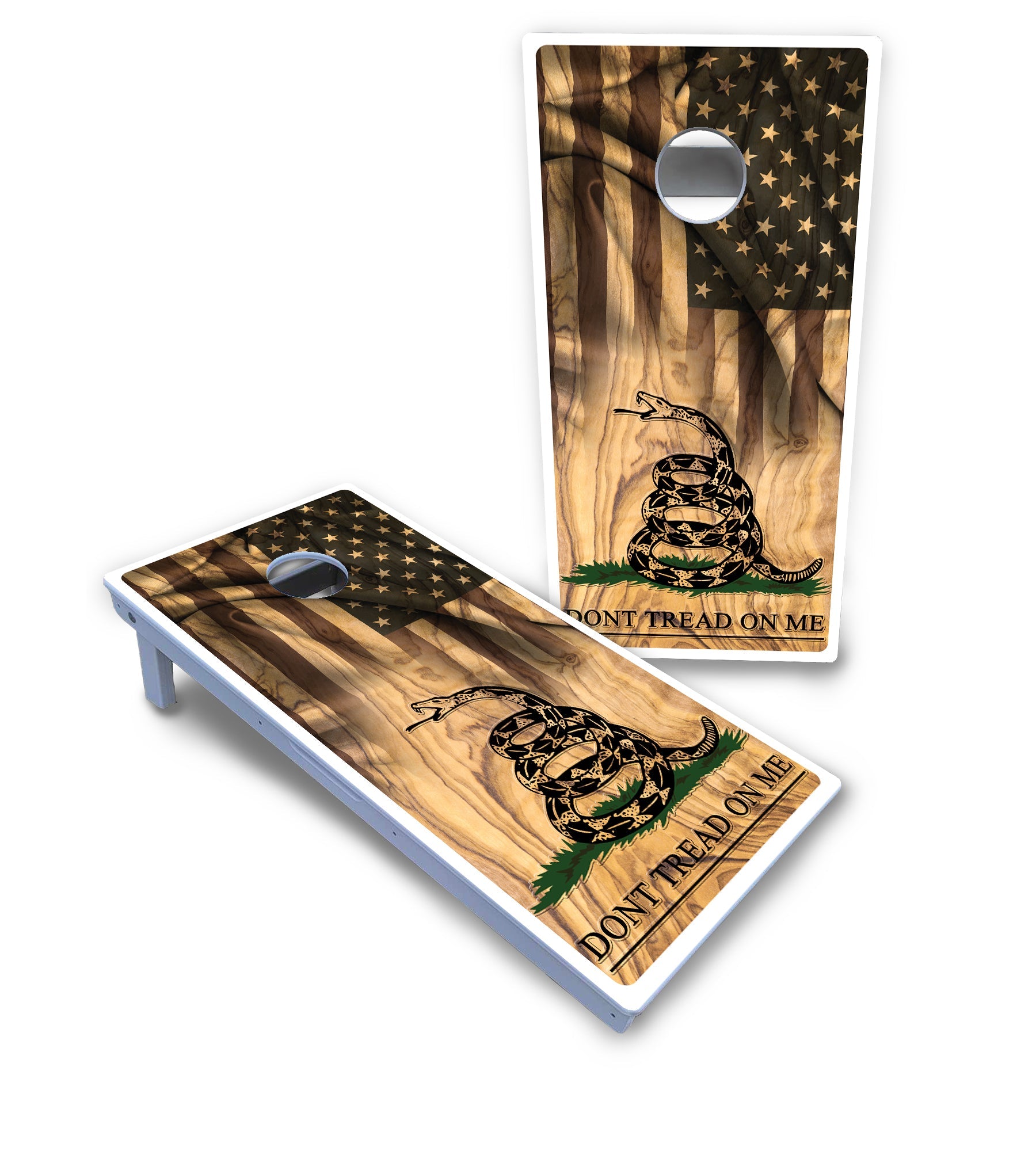 DTOM Flag 3 Cornhole Boards - All Weather Series