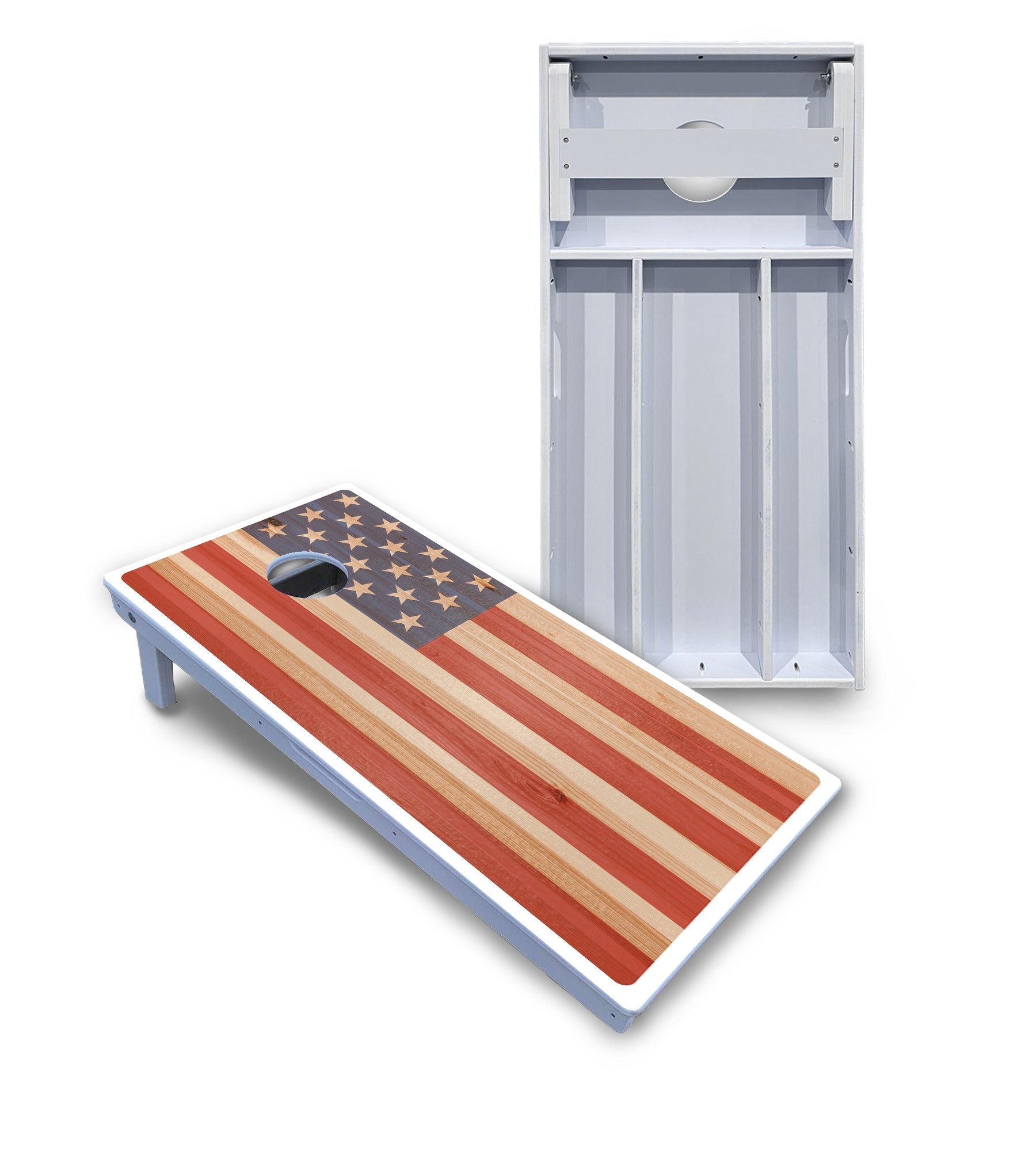 Faded Texas & American Cornhole Boards - All Weather Series