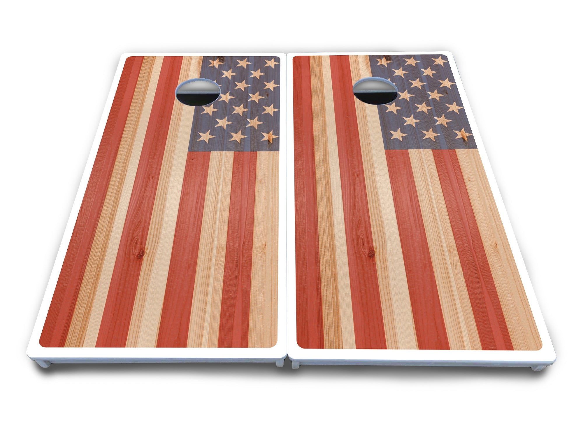 Faded Texas & American Cornhole Boards - All Weather Series