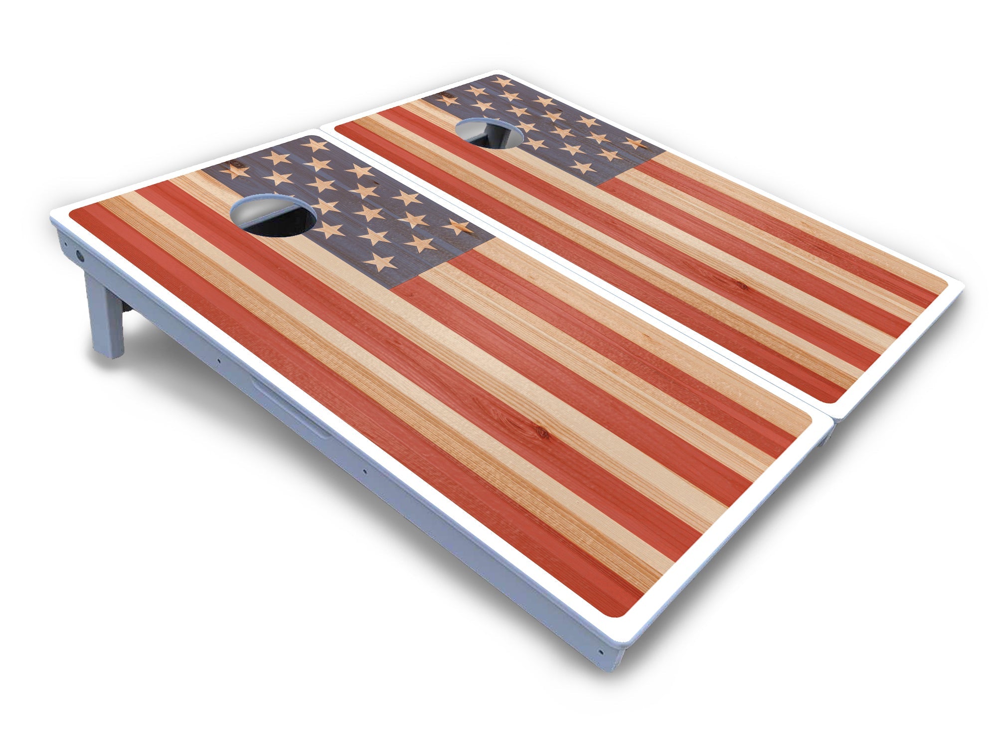 Faded Texas & American Cornhole Boards - All Weather Series