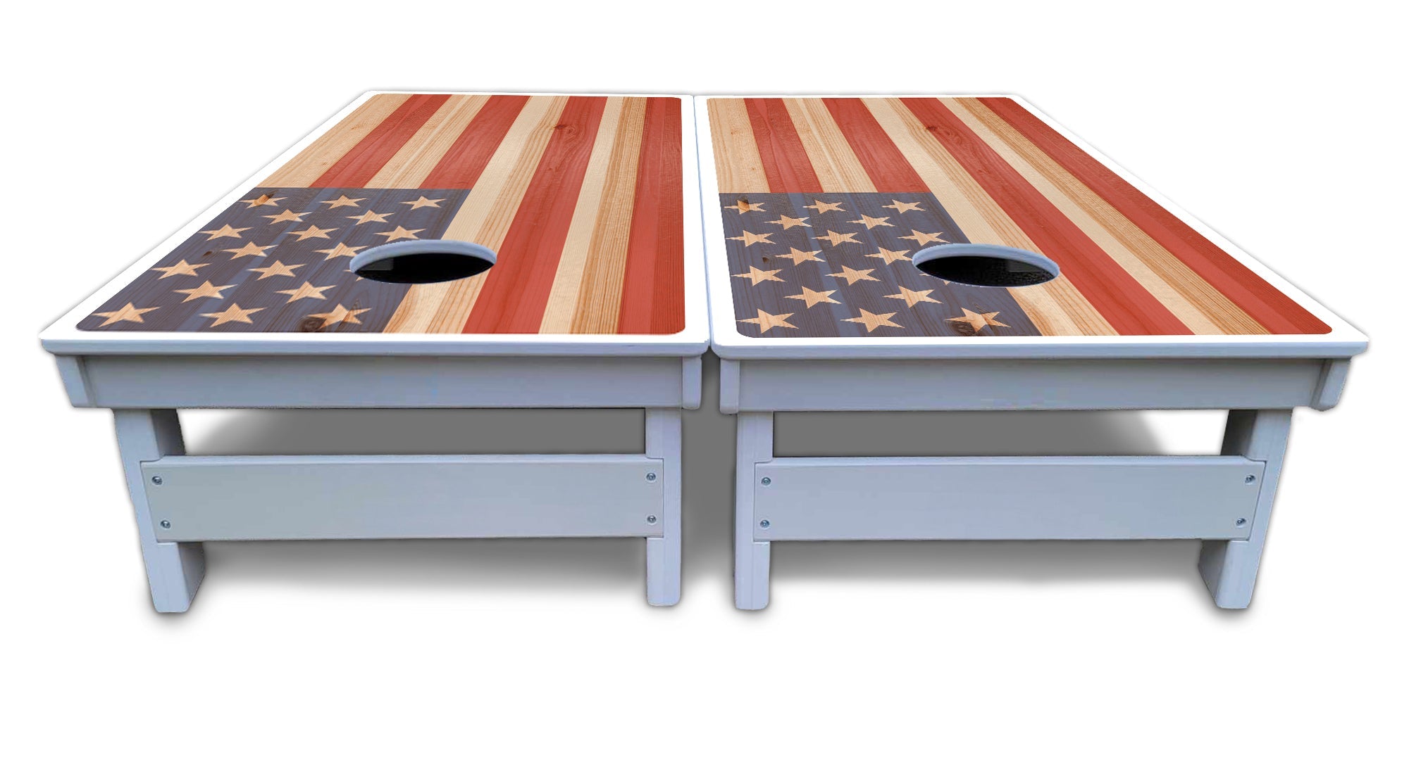 Faded Texas & American Cornhole Boards - All Weather Series