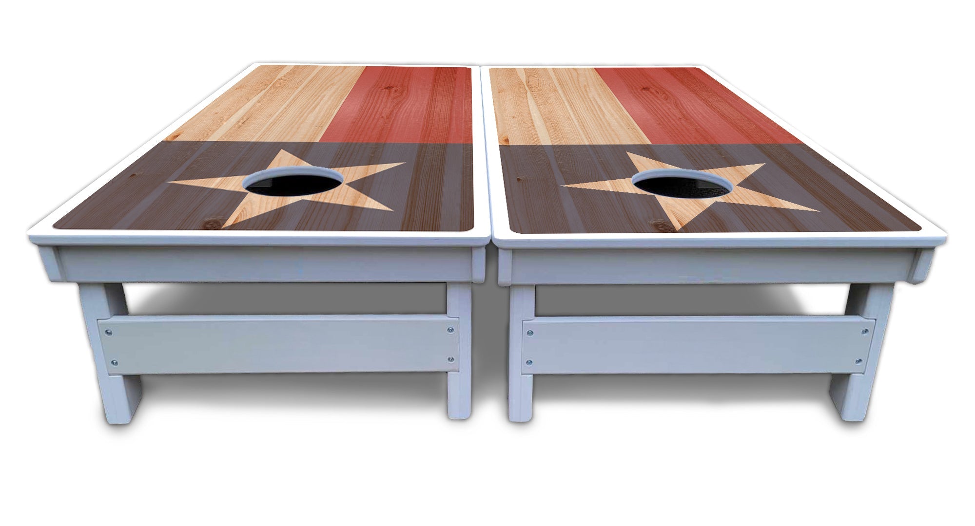 Faded Texas & American Cornhole Boards - All Weather Series