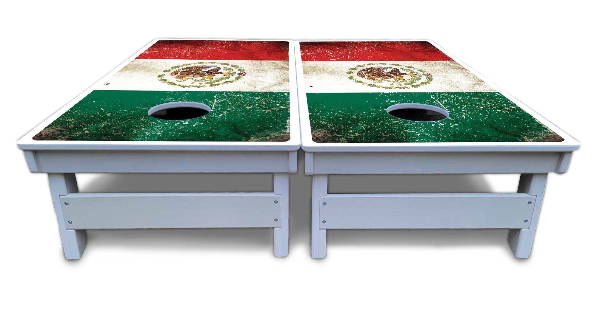 Mexico Flag Cornhole Boards - All Weather Series