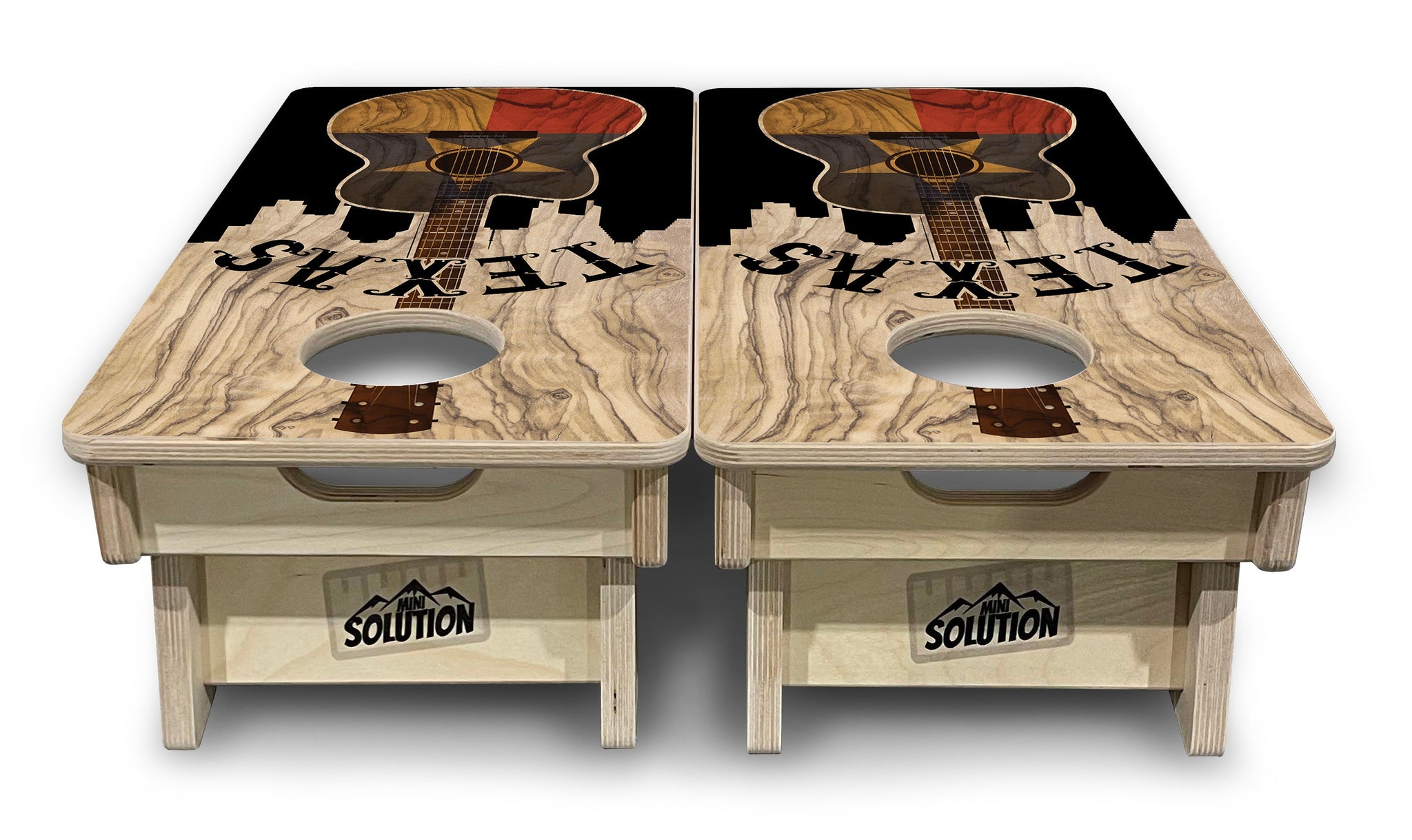 Mini Cornhole Boards - Texas Guitar