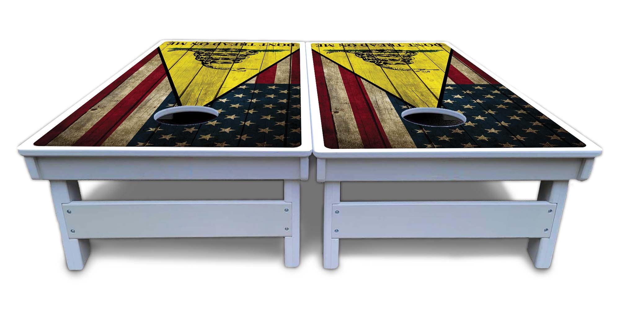 DTOM Rustic Triangle Cornhole Boards - All Weather Series