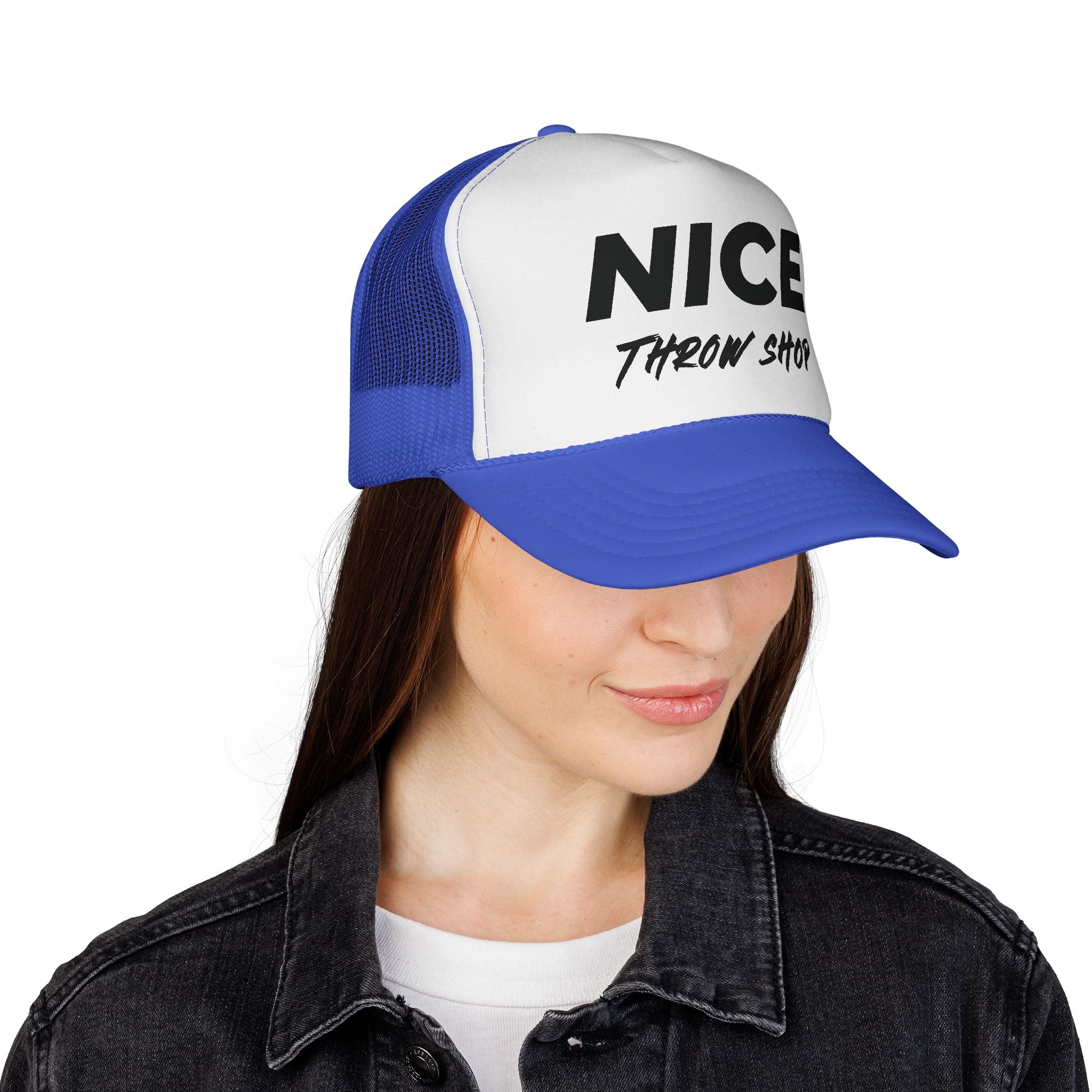 NICE Throw Shop Mesh Trucker Cap – Multiple Colors