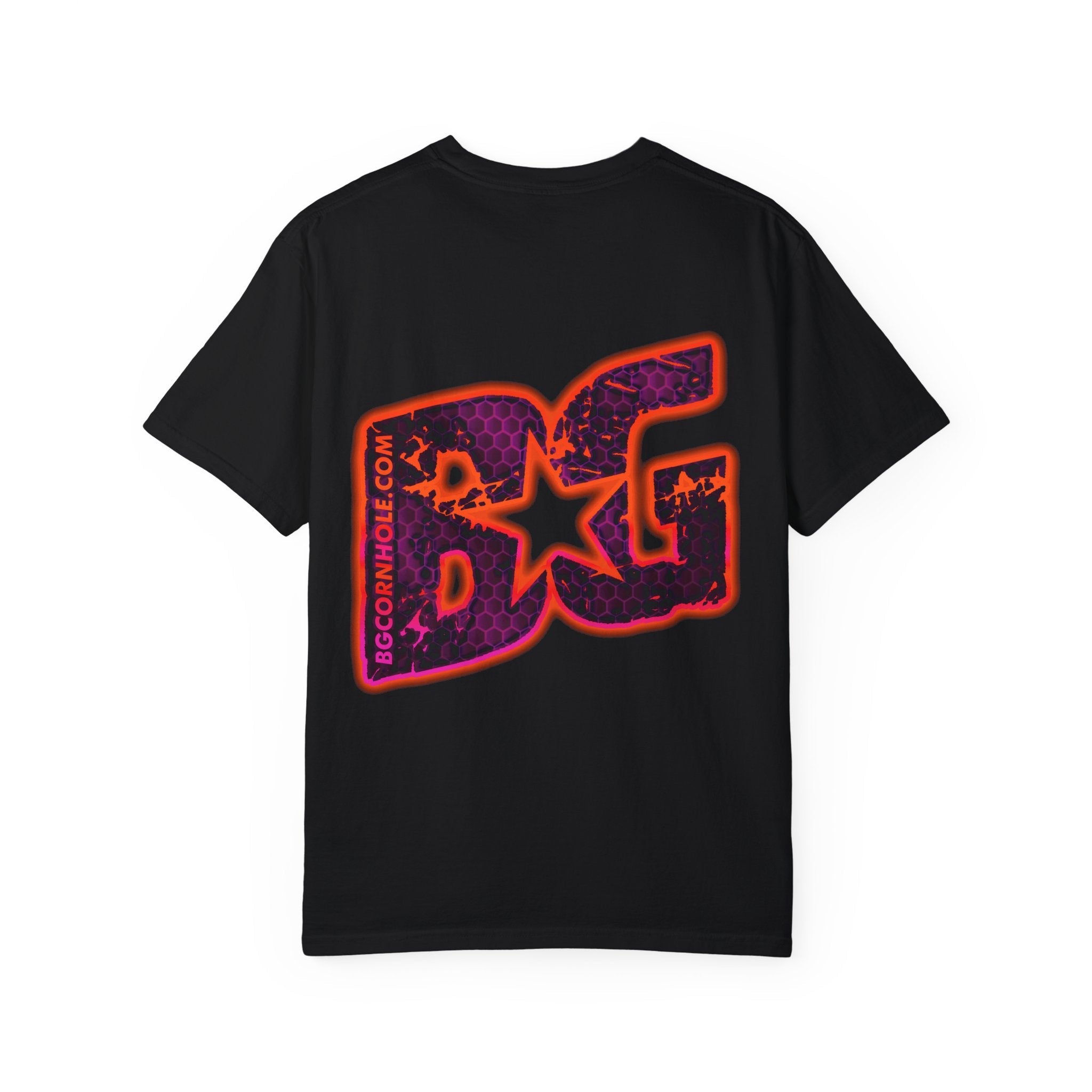 BG Cornhole Orange/Purple Hex Glow Unisex Comfort Colors - Multiple Colors
