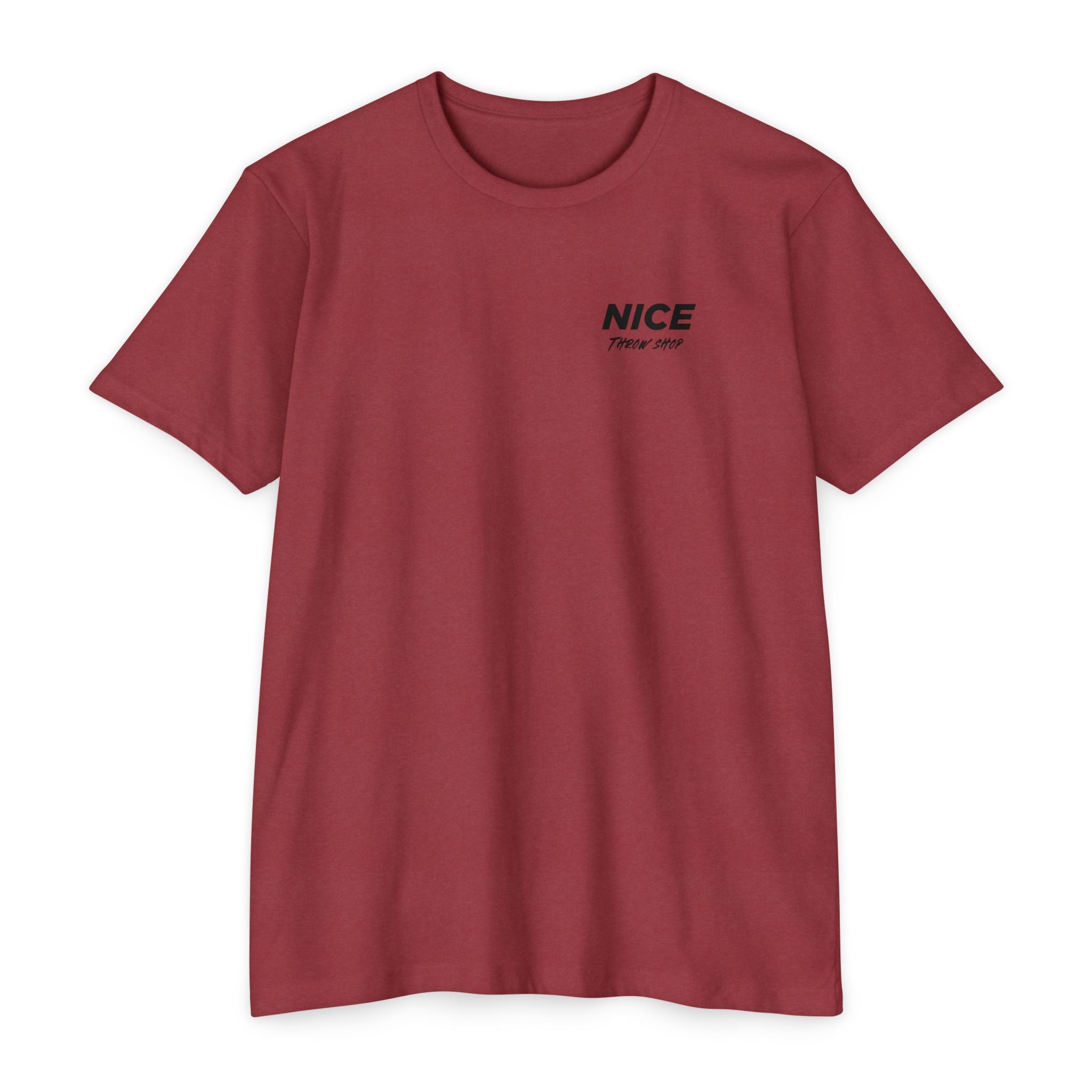 NICE Throw Shop Unisex Tee Black Logo – Multiple Colors