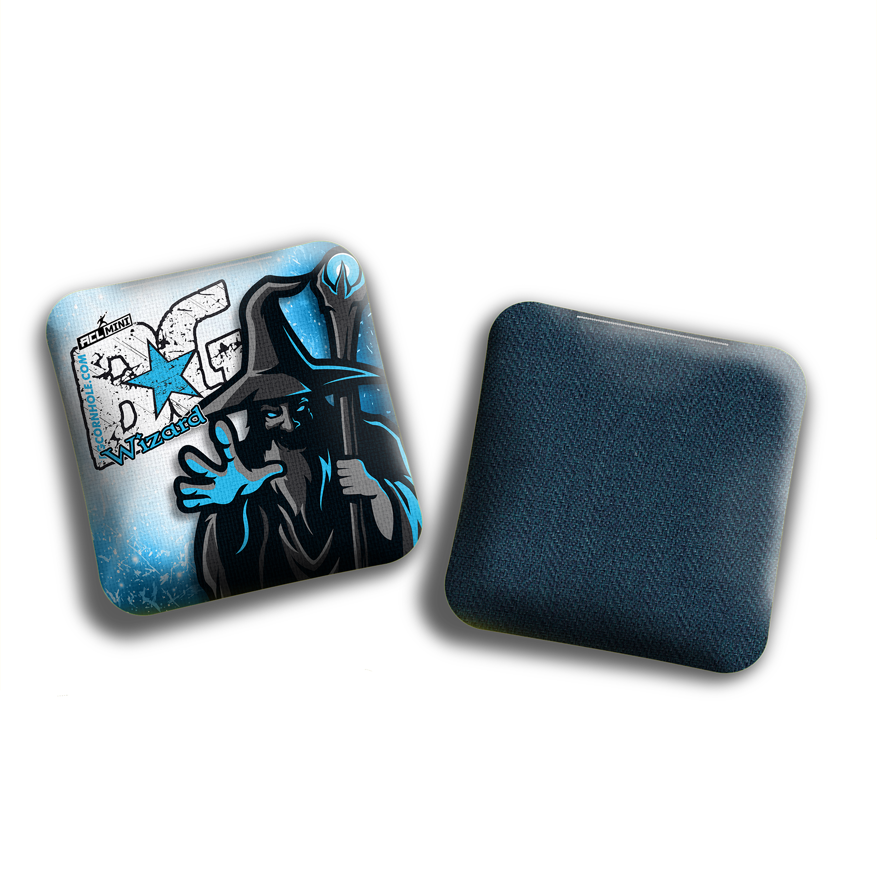 BG Cornhole 2025 BG Wizard 4" Mini Cornhole Bags - “OG WIZARD” - Set of 4 Bags
