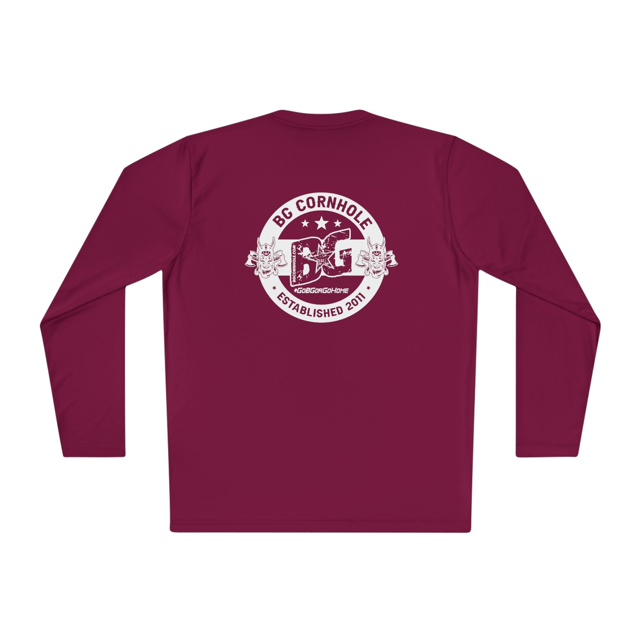 BG Cornhole Unisex Lightweight Polyester Long Sleeve Tee - Multiple Colors