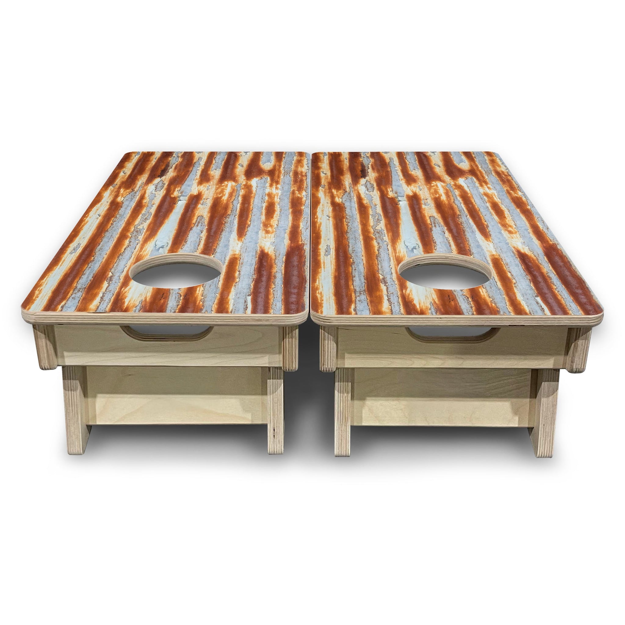 Mini Cornhole Boards - Rustic Tin Roof