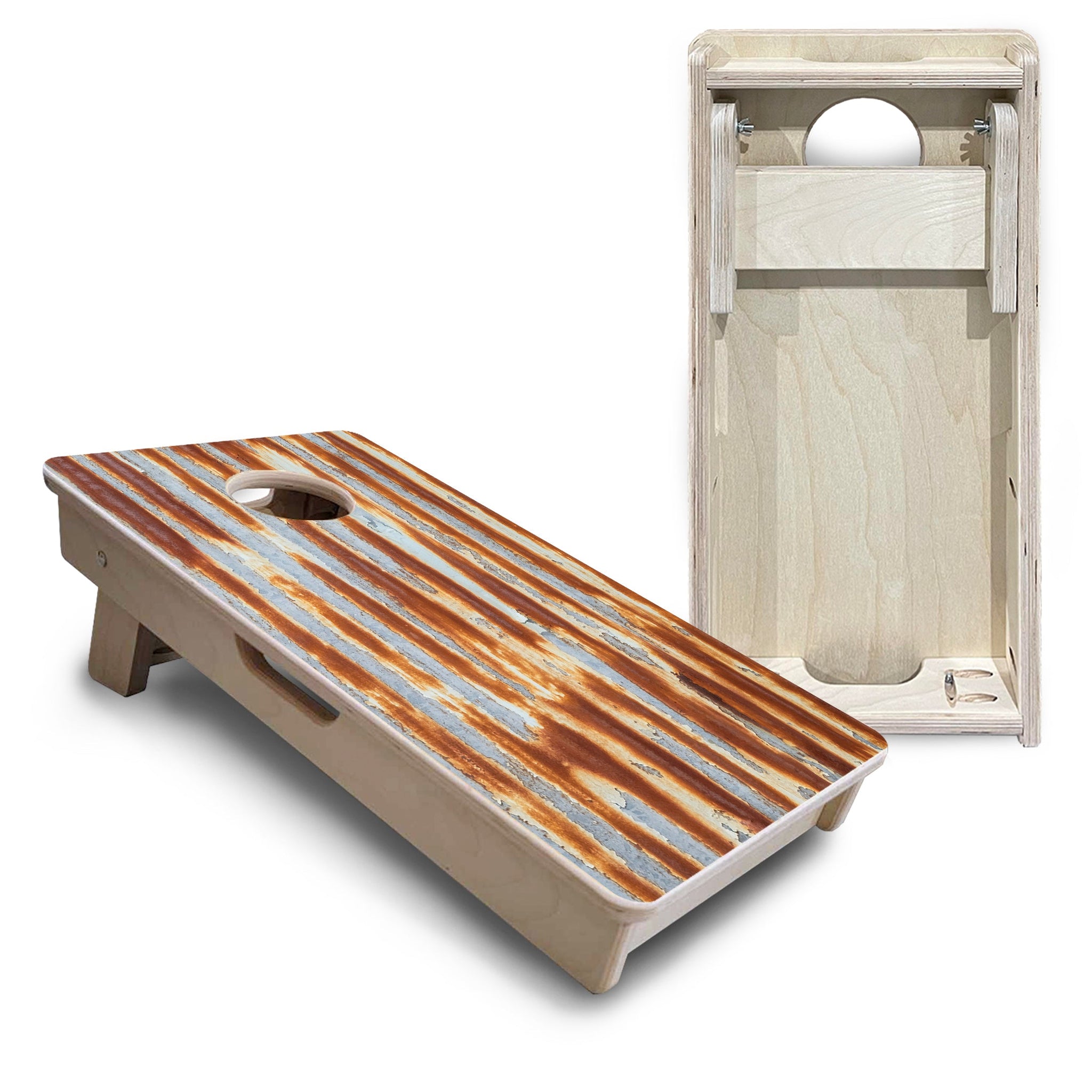 Mini Cornhole Boards - Rustic Tin Roof