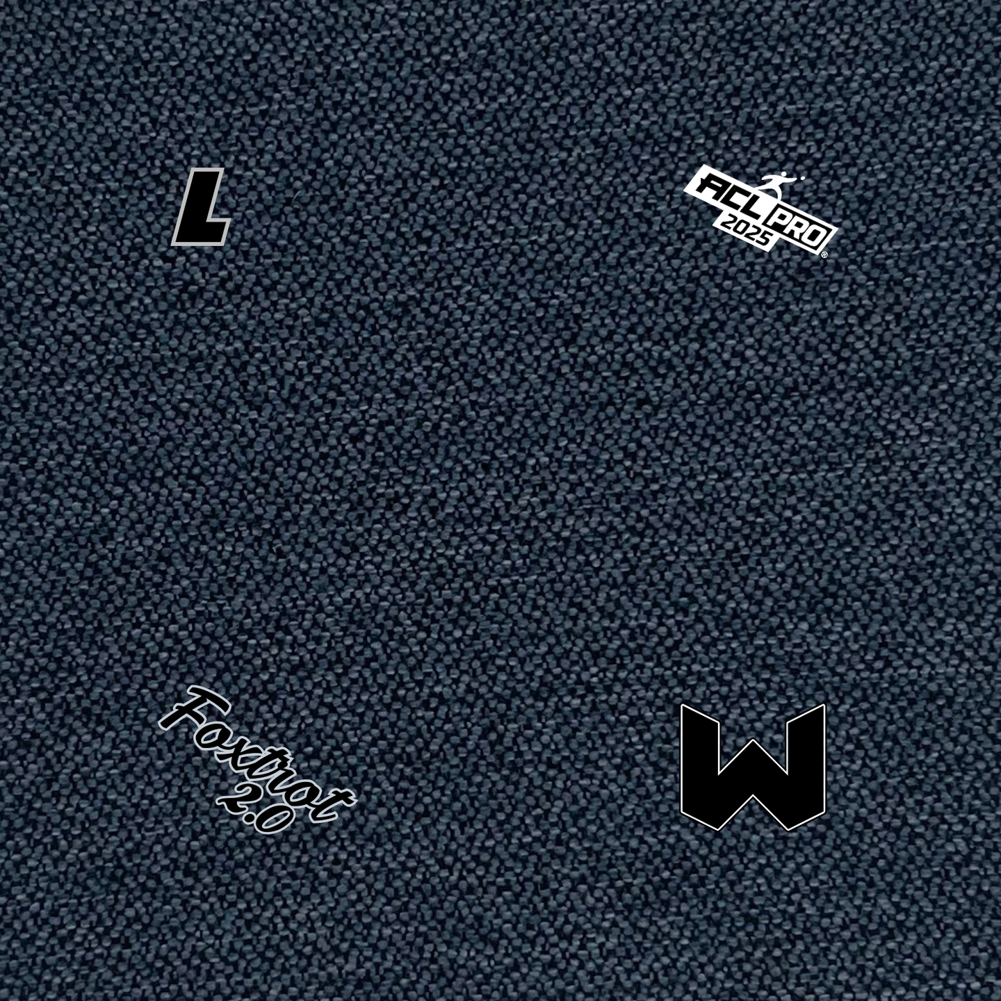 2026 WTF Cornhole Foxtrot 2.0 Minimal - ACL Pro Stamped Cornhole Bags - Set of 4 bags