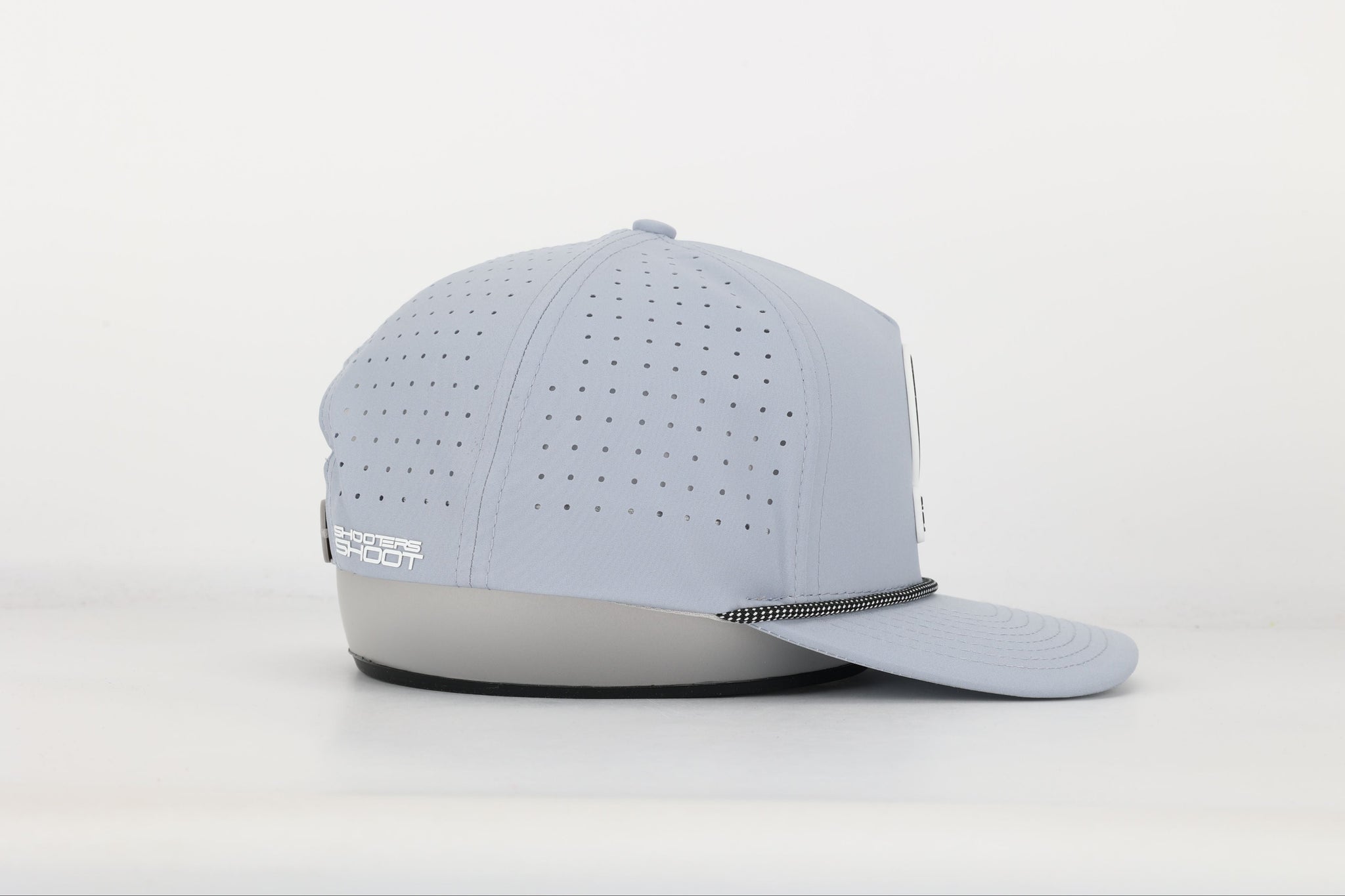 Killshots Cornhole 5 Panel Snap-Back Rope Hat - Rubber Patch