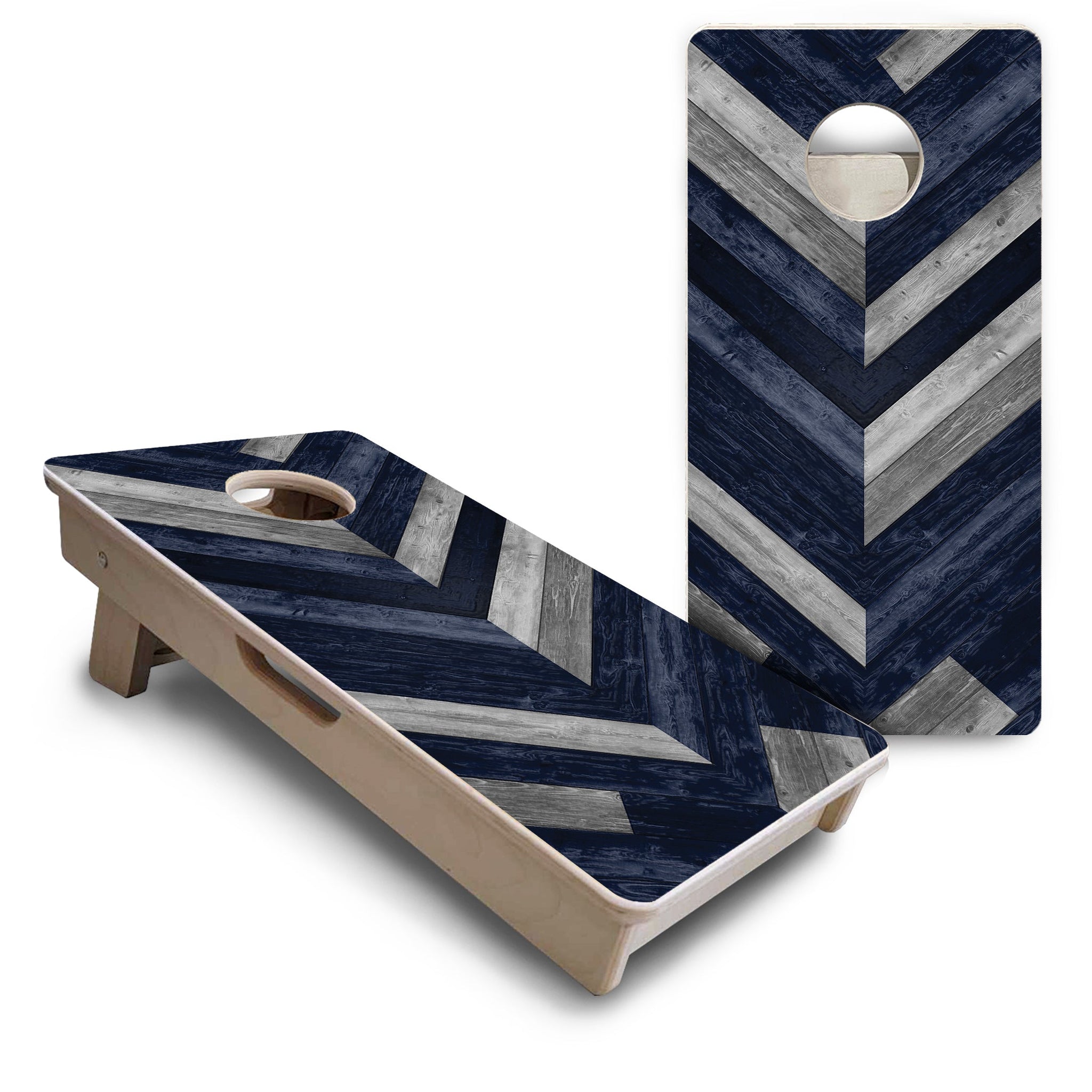 Mini Cornhole Boards - Herringbone Designs