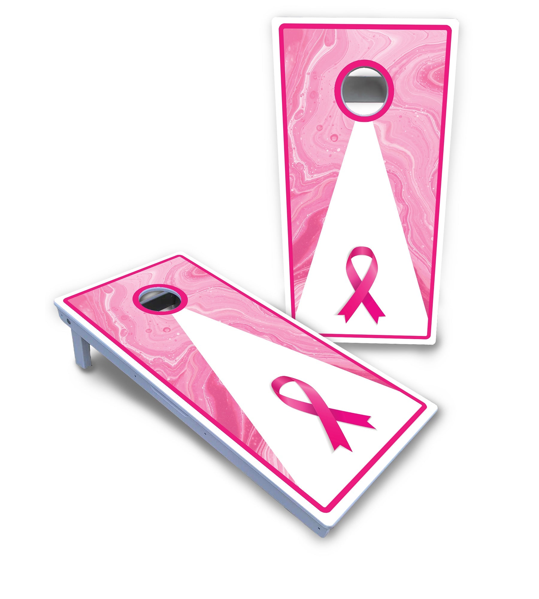 Cancer Awareness Cornhole Boards - All Weather Series
