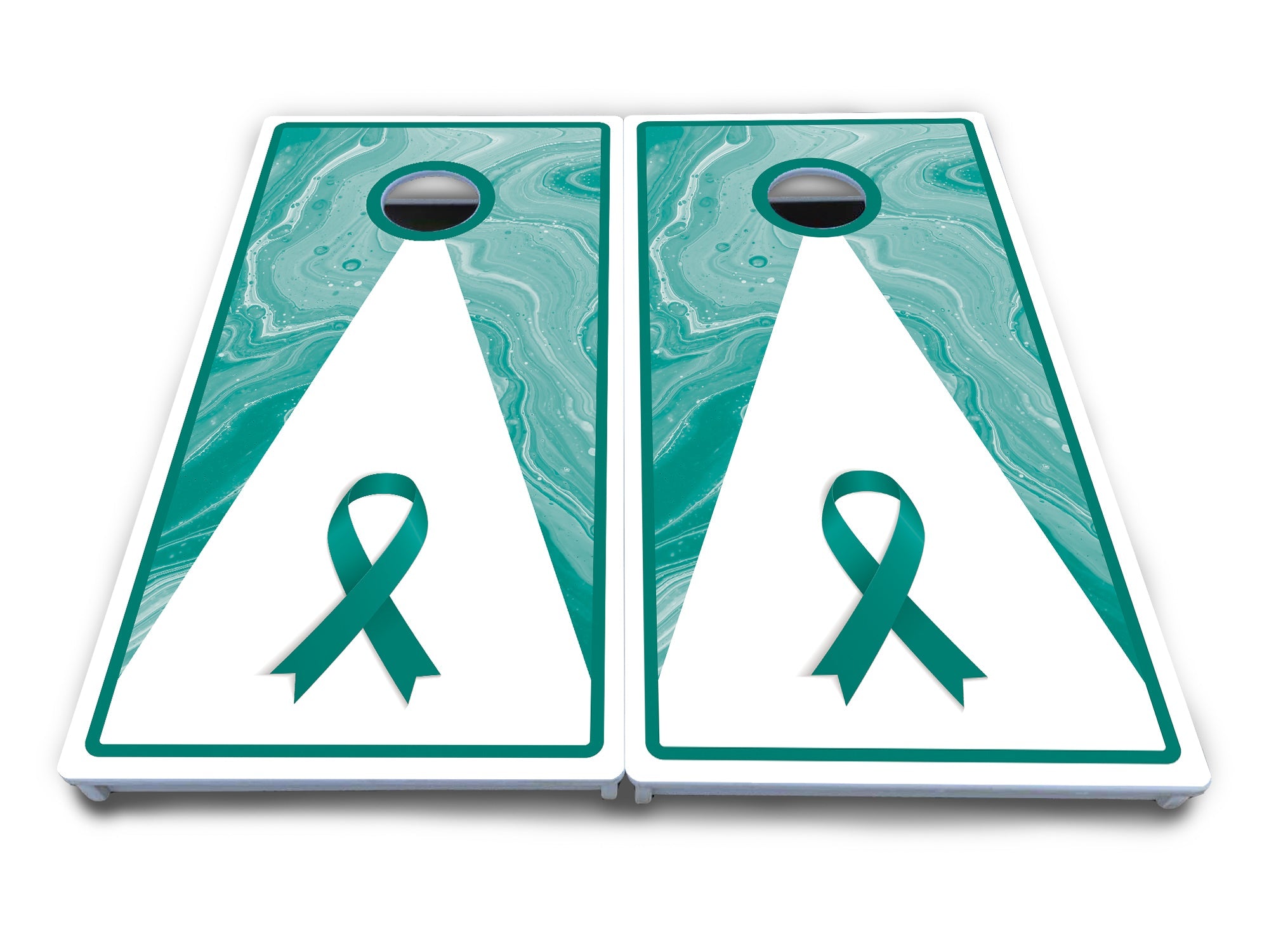 Cancer Awareness Cornhole Boards - All Weather Series