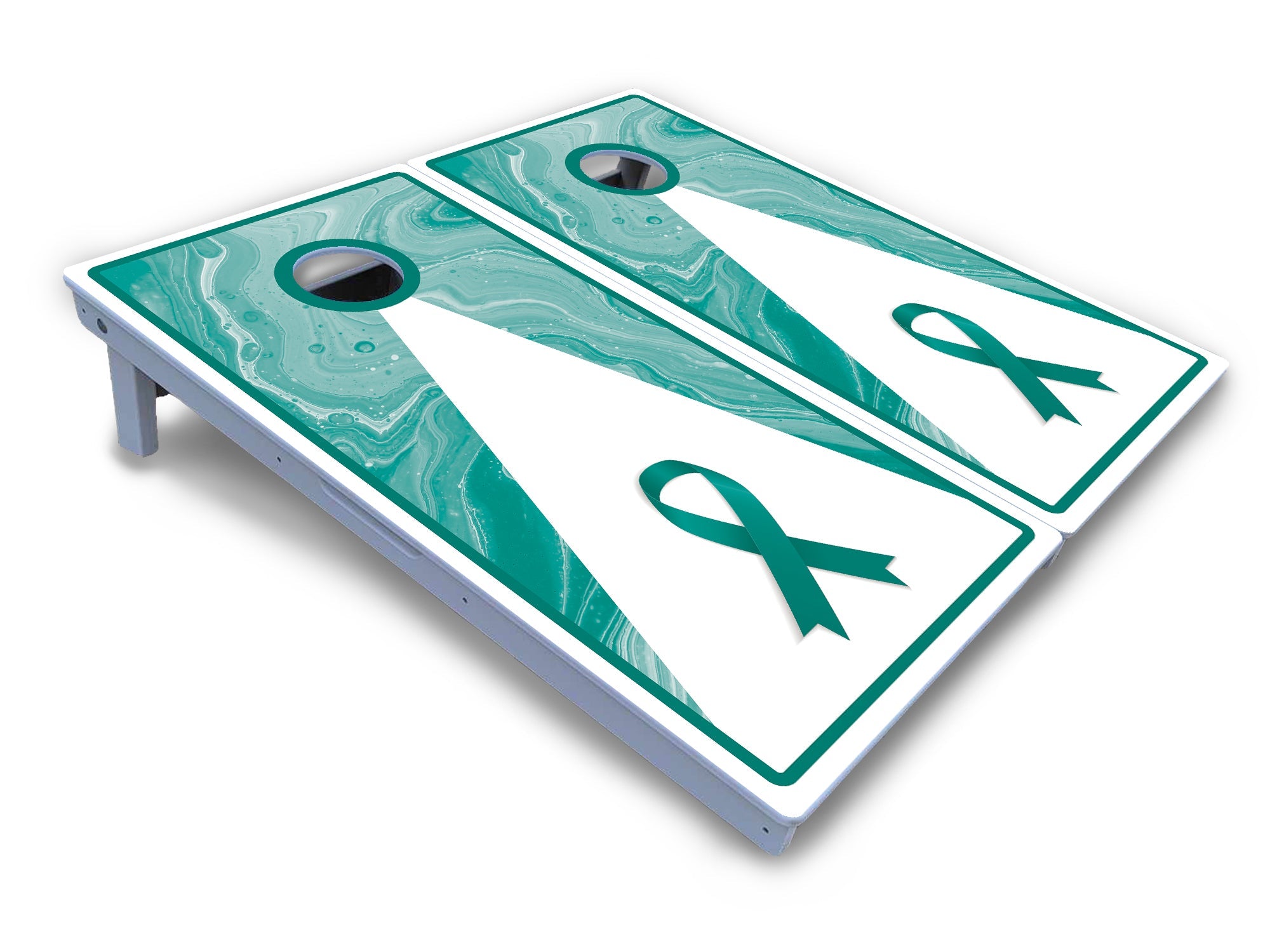 Cancer Awareness Cornhole Boards - All Weather Series