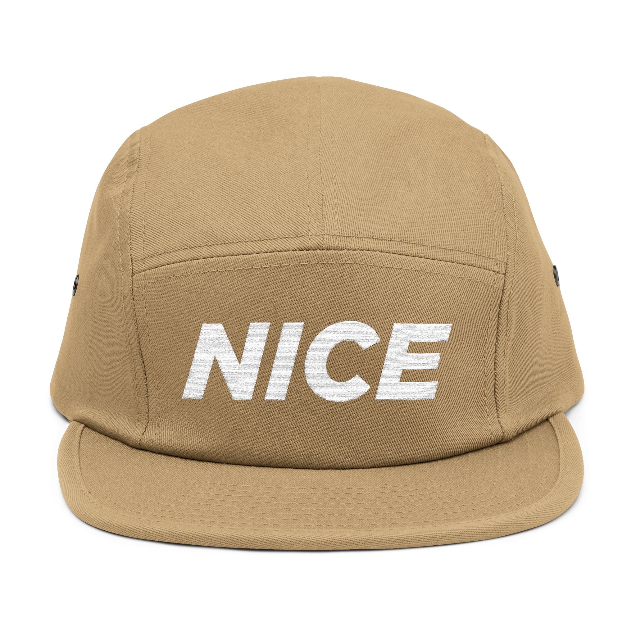 NICE Throw Shop 5 Panel Cap (Embroidered) – Multiple Colors