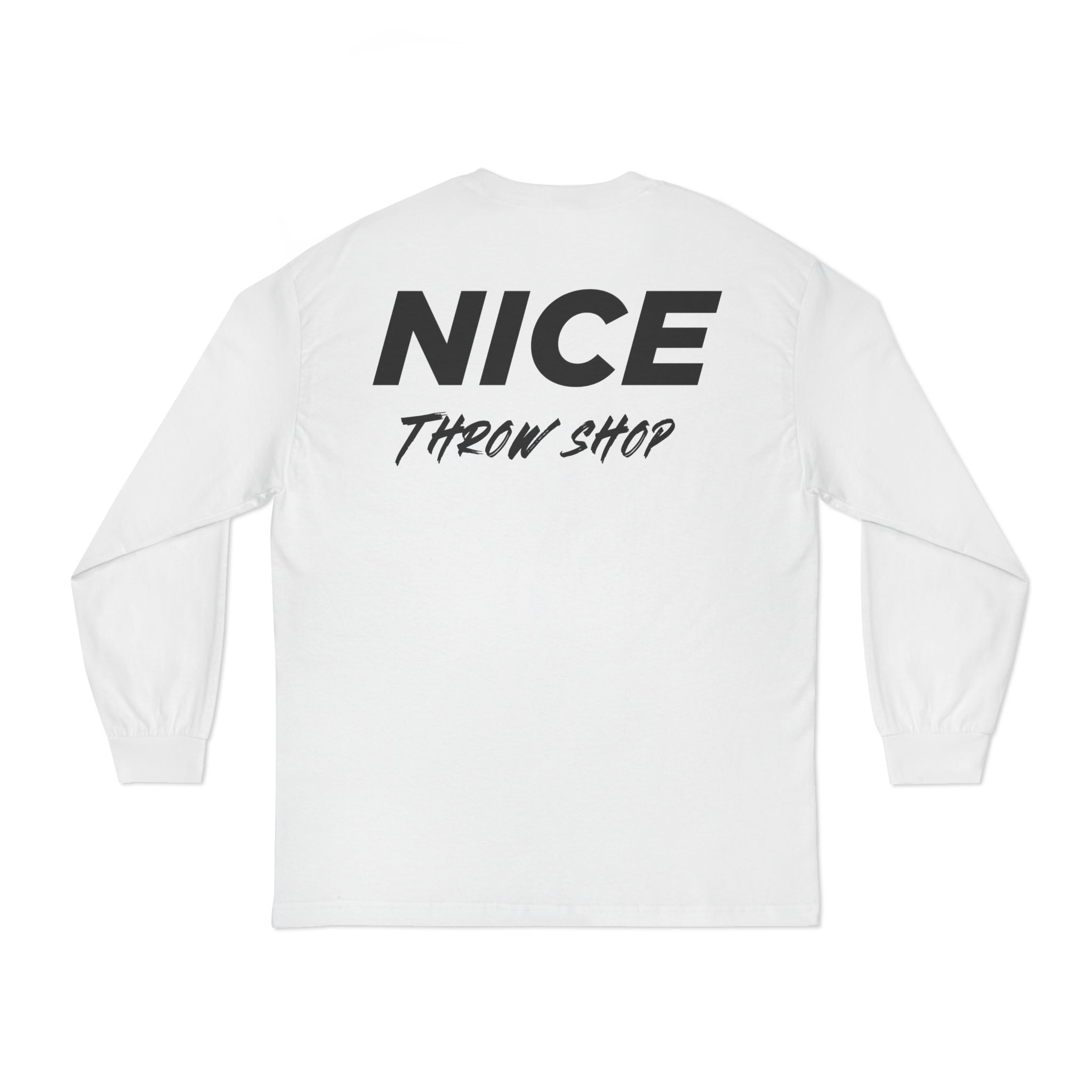 NICE Throw Shop Unisex Long Sleeve Tee with NTS Design – Multiple Colors