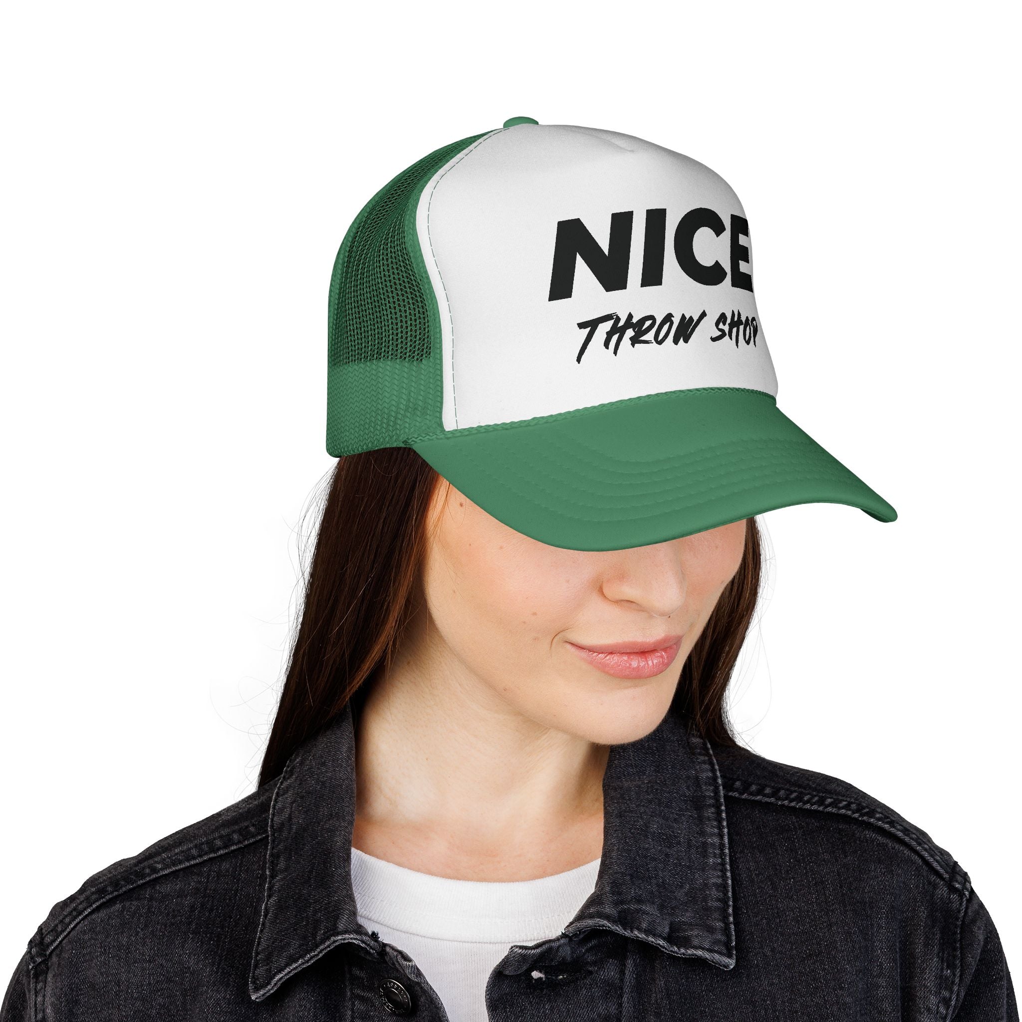 NICE Throw Shop Mesh Trucker Cap – Multiple Colors