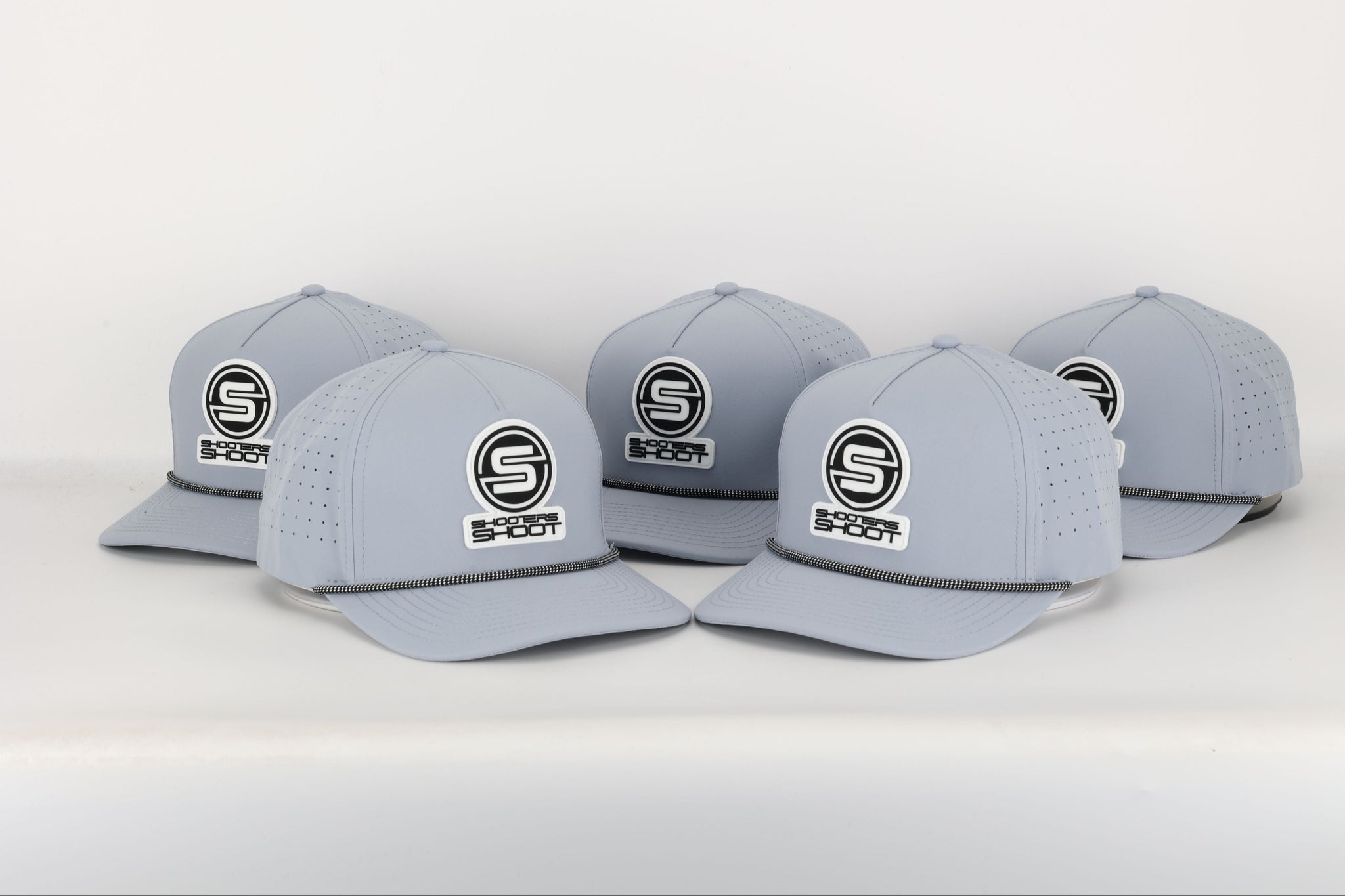 Killshots Cornhole 5 Panel Snap-Back Rope Hat - Rubber Patch