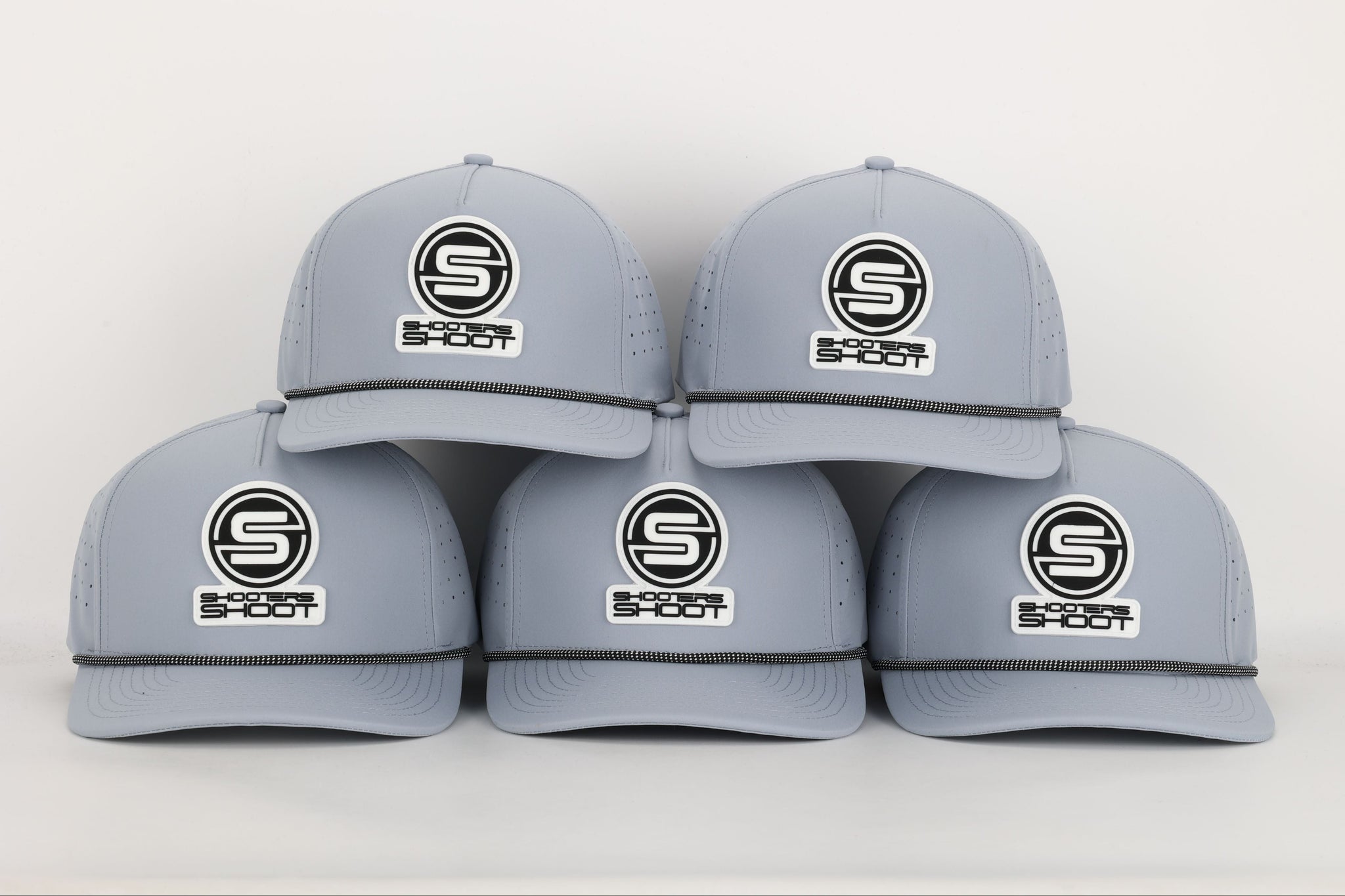 Killshots Cornhole 5 Panel Snap-Back Rope Hat - Rubber Patch