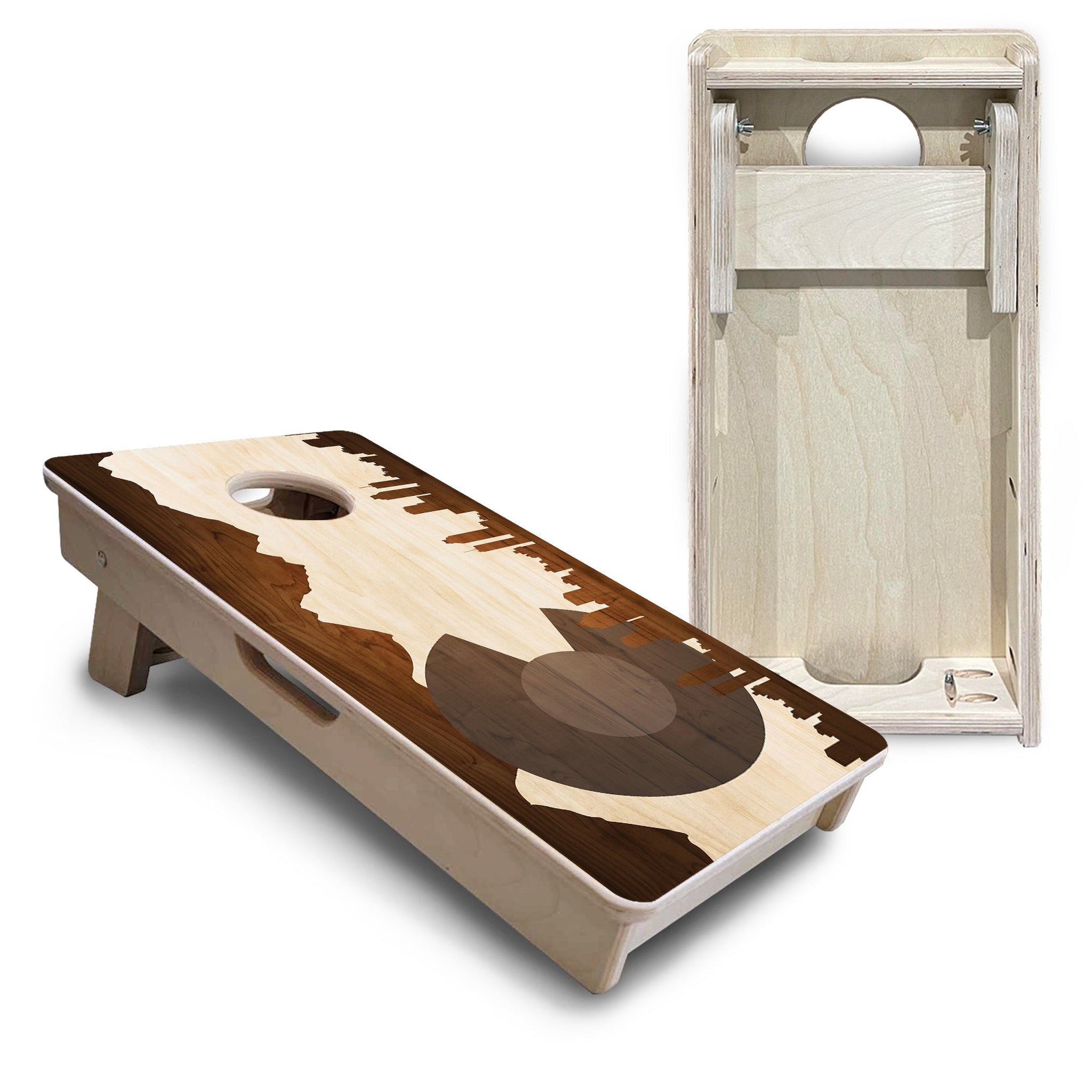 Mini Cornhole Boards - Colorado Wood Skyline