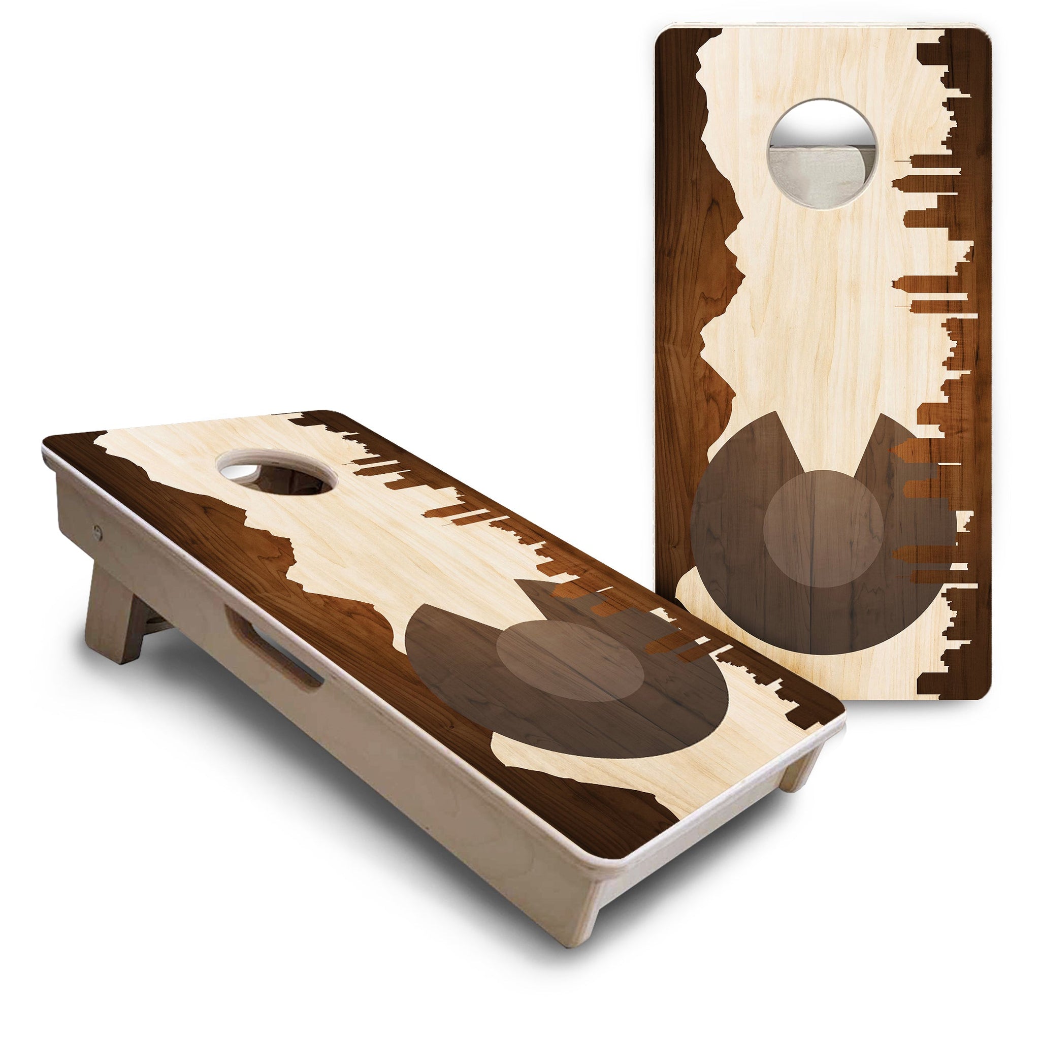 Mini Cornhole Boards - Colorado Wood Skyline