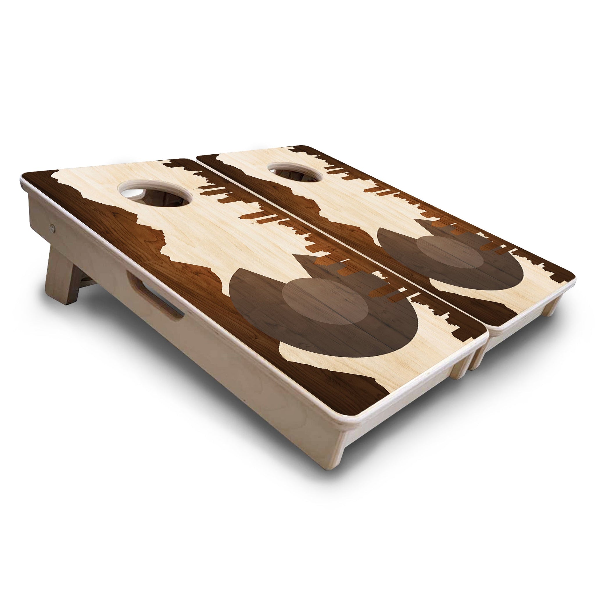 Mini Cornhole Boards - Colorado Wood Skyline