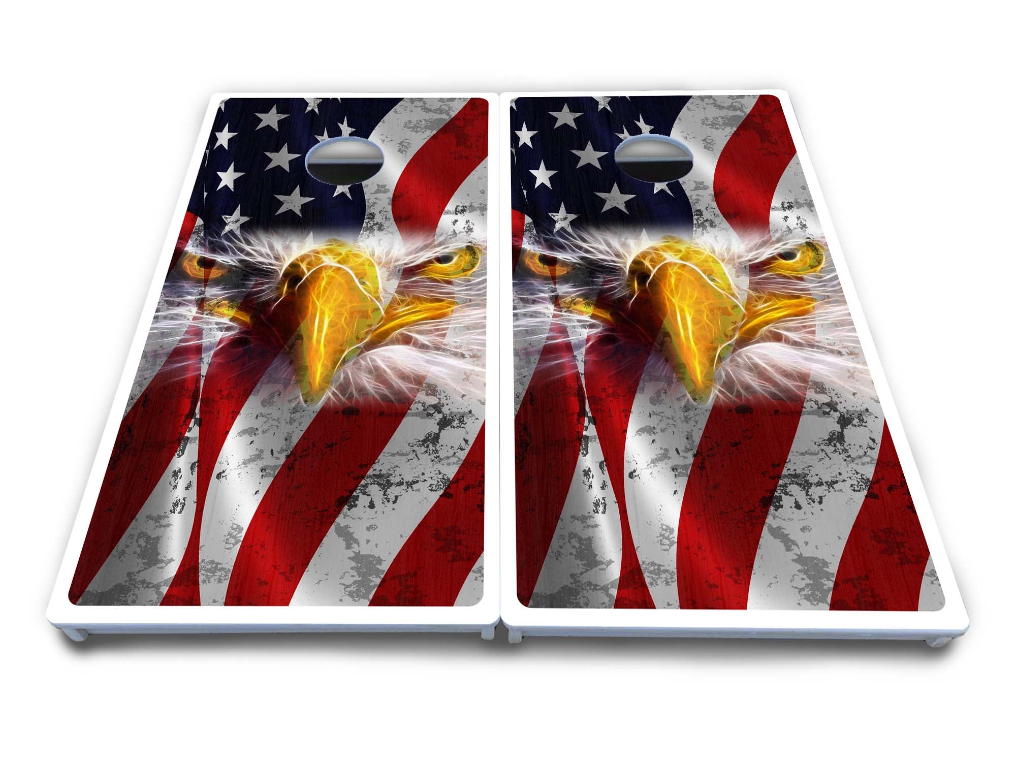 Electric Eagle Cornhole Boards - All Weather Series