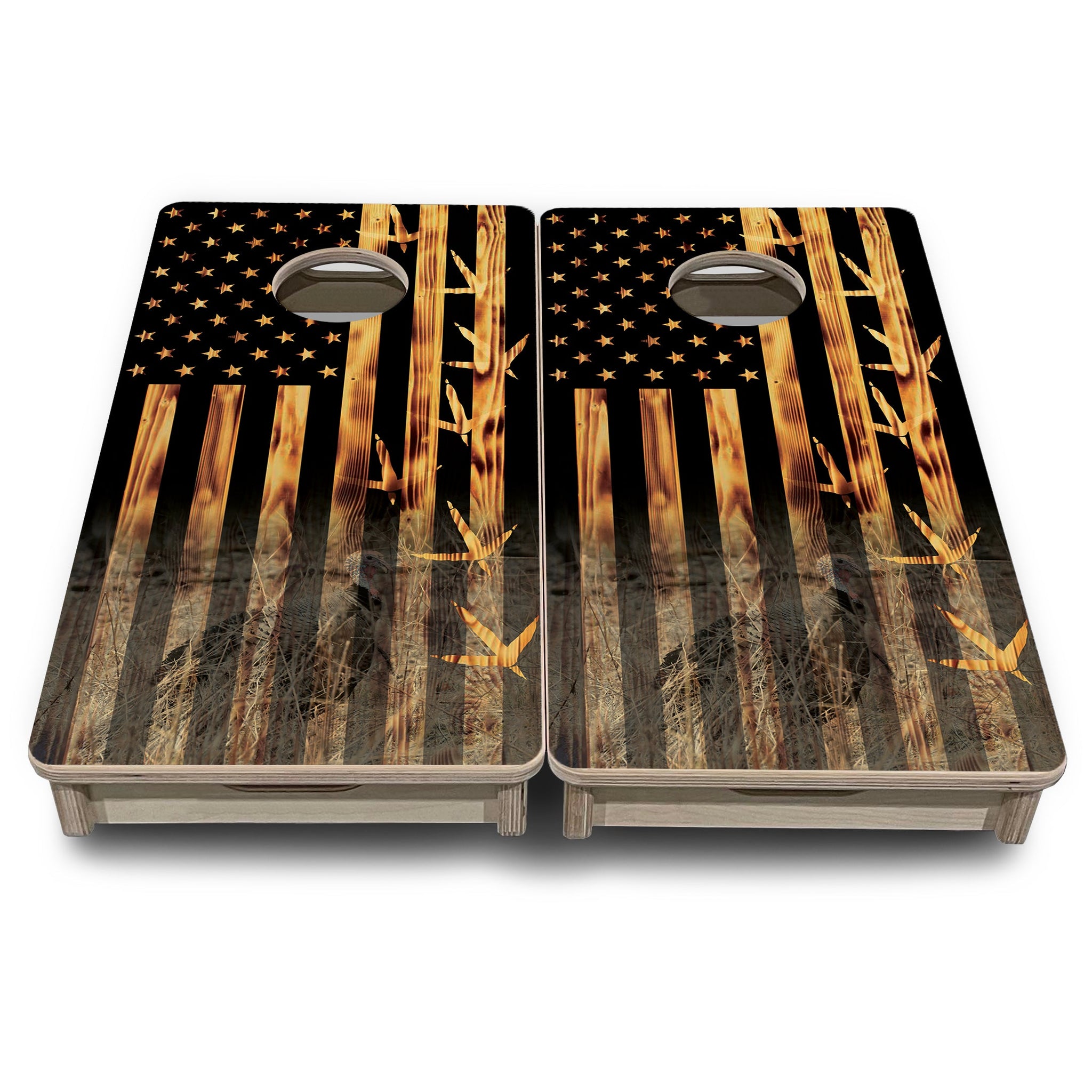 Mini Cornhole Boards - Hidden Turkey