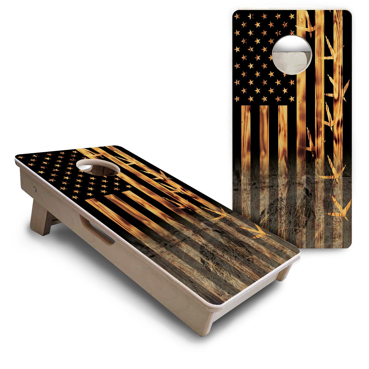 Mini Cornhole Boards - Hidden Turkey