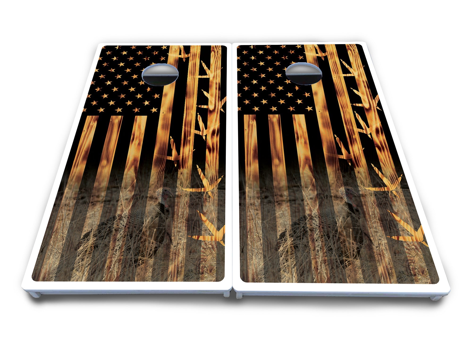Hidden Turkey Cornhole Boards - All Weather Series