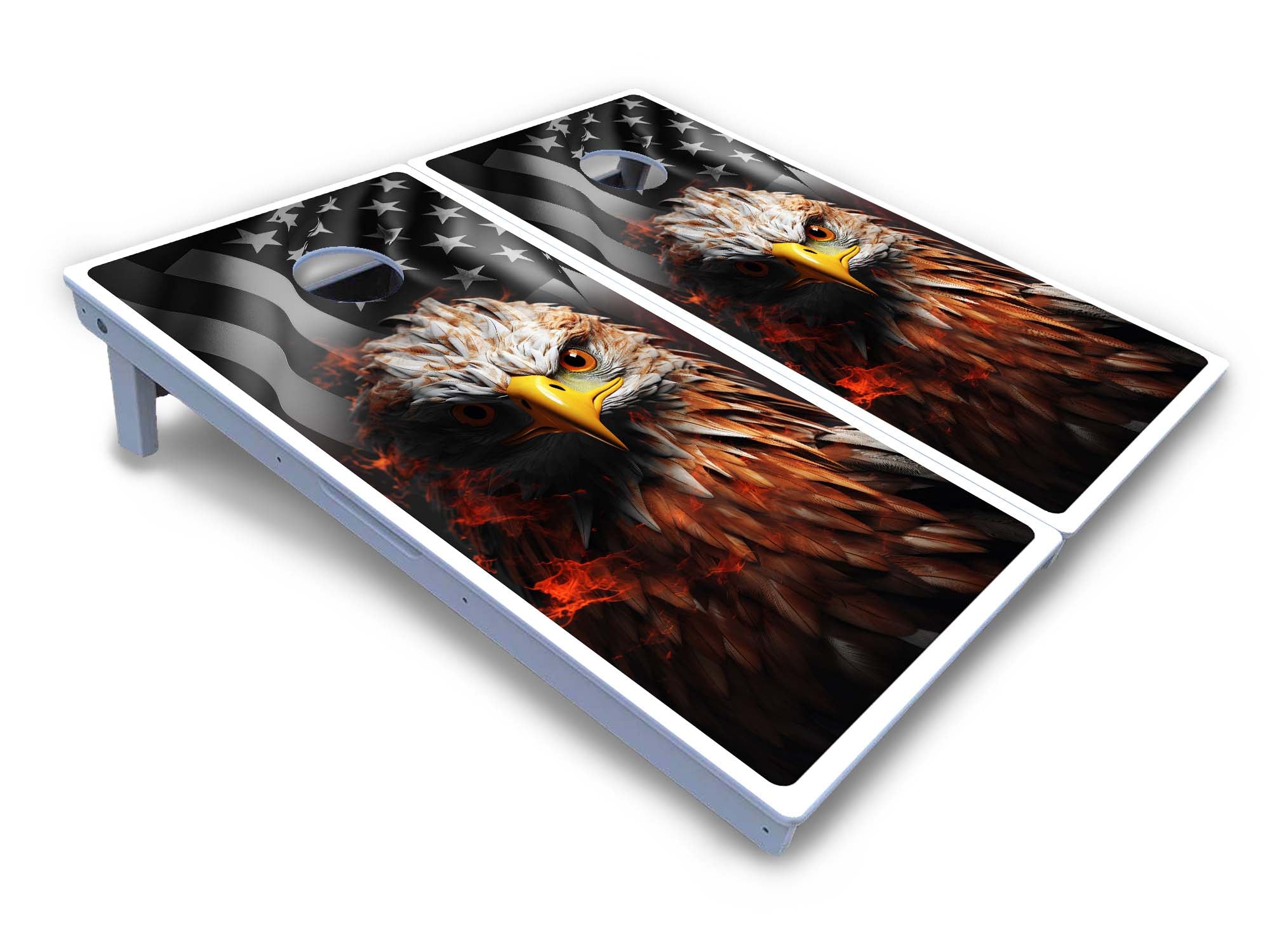 Fire Eagle Cornhole Boards - All Weather Series