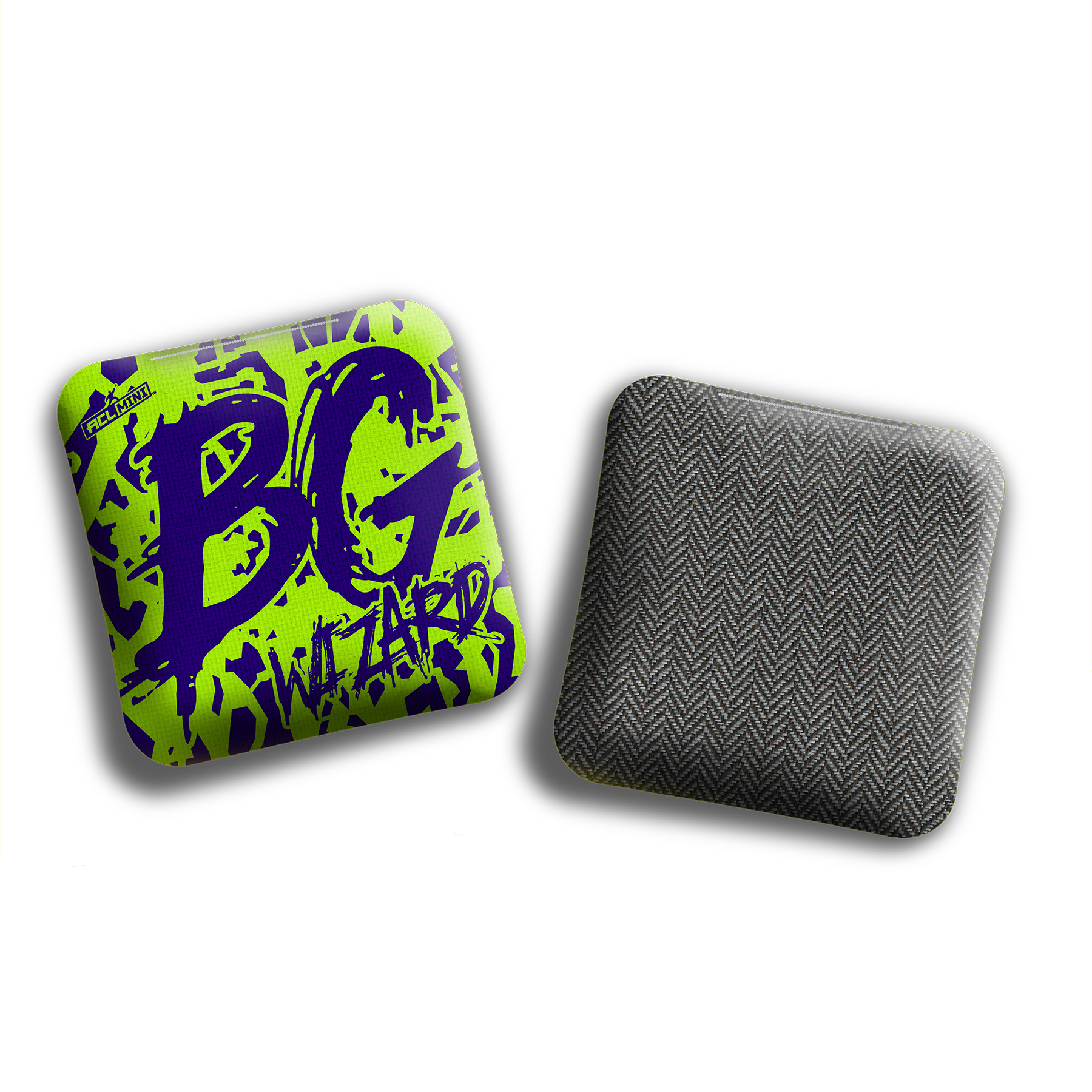 BG Cornhole 2025 BG Wizard 4" Mini Cornhole Bags - “AGGRESSIVE” - Set of 4 Bags