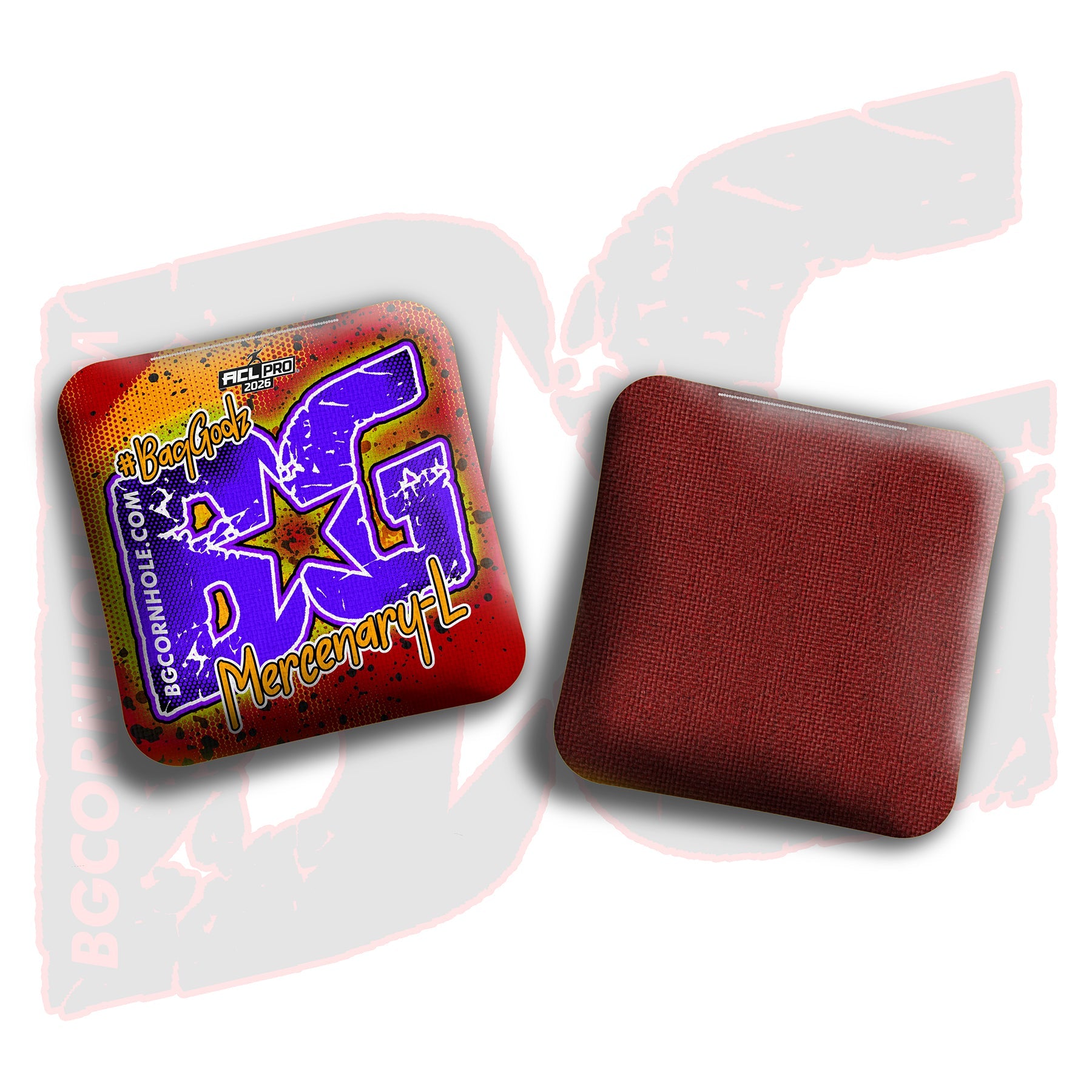 BG Cornhole 2026 Multiple Bag Models “GRIME TIME” - ACL Pro Stamped Cornhole Bags - SET OF 4 BAGS