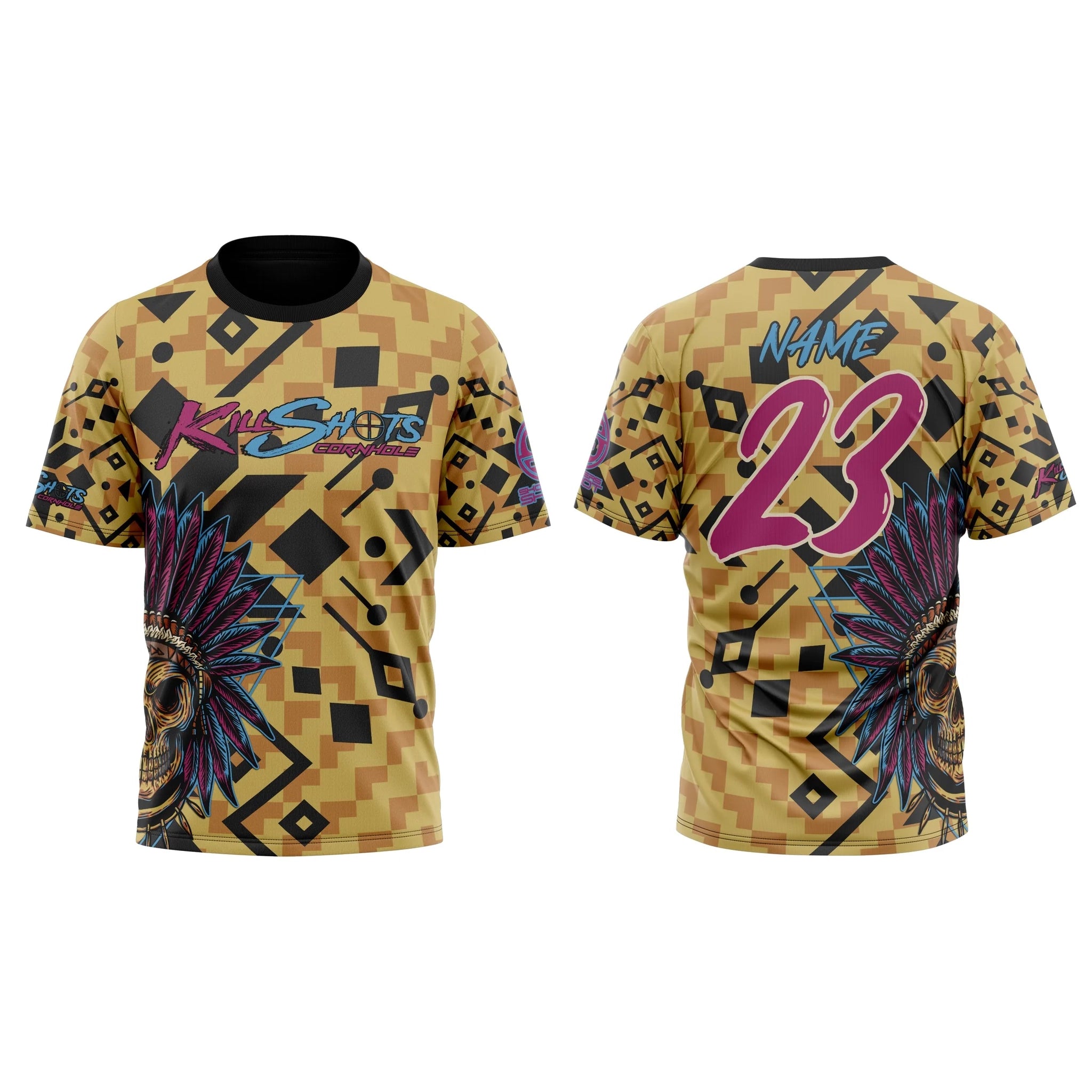 Killshots Cornhole Sublimated Premium Sports Jersey - "Aztec"