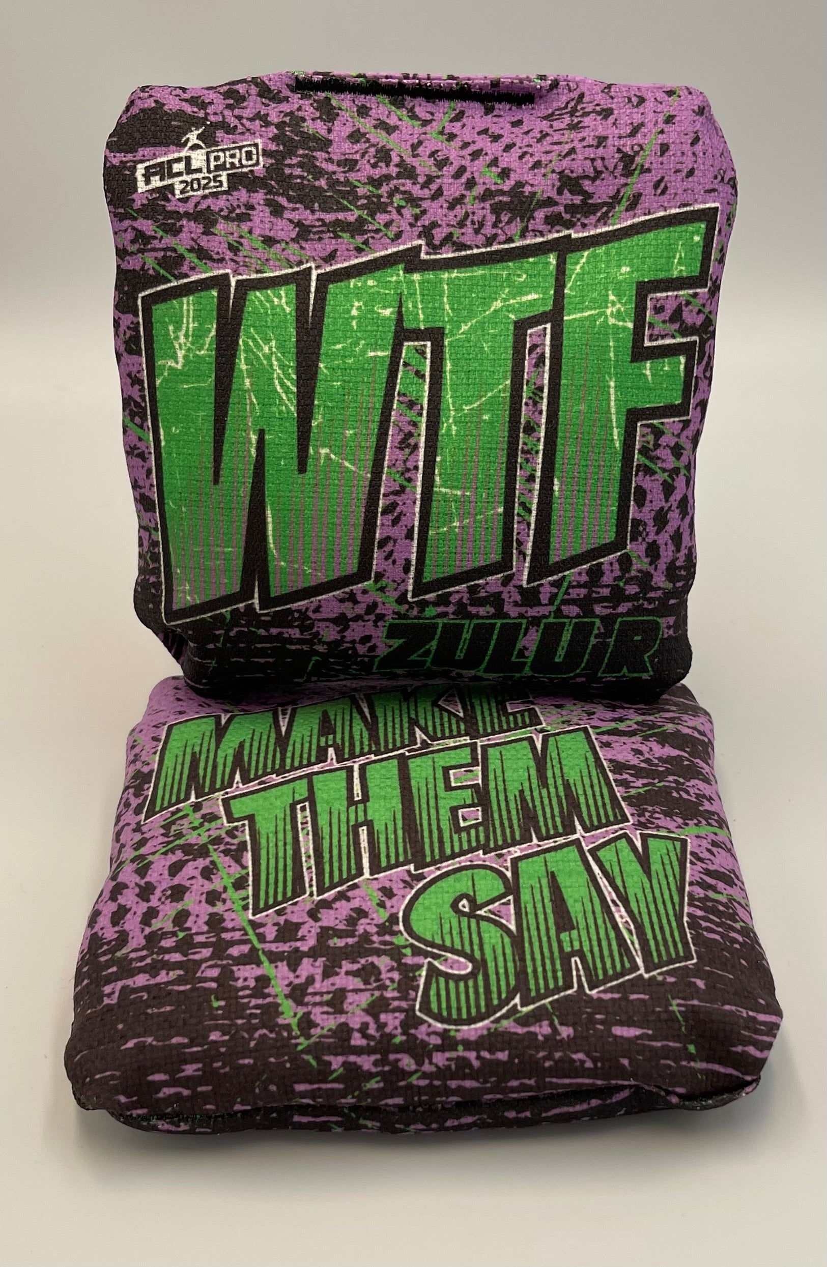 2026 WTF Cornhole Zulu - ACL Pro Stamped Cornhole Bags - Set of 4 bags