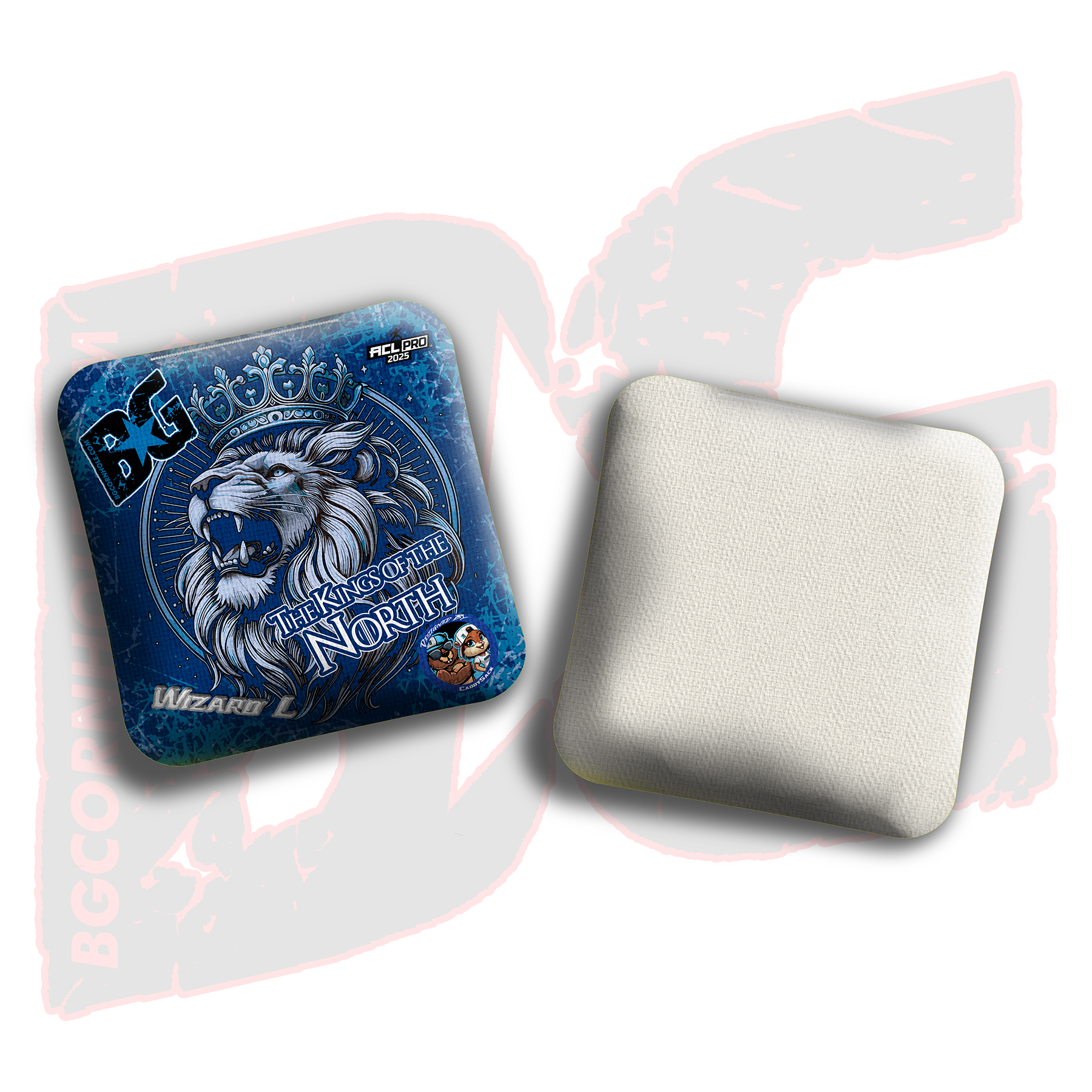 BG Cornhole 2026 BG Multiple Bag Models "King of the North" - ACL Pro Stamped Cornhole Bags - SET OF 4 BAGS