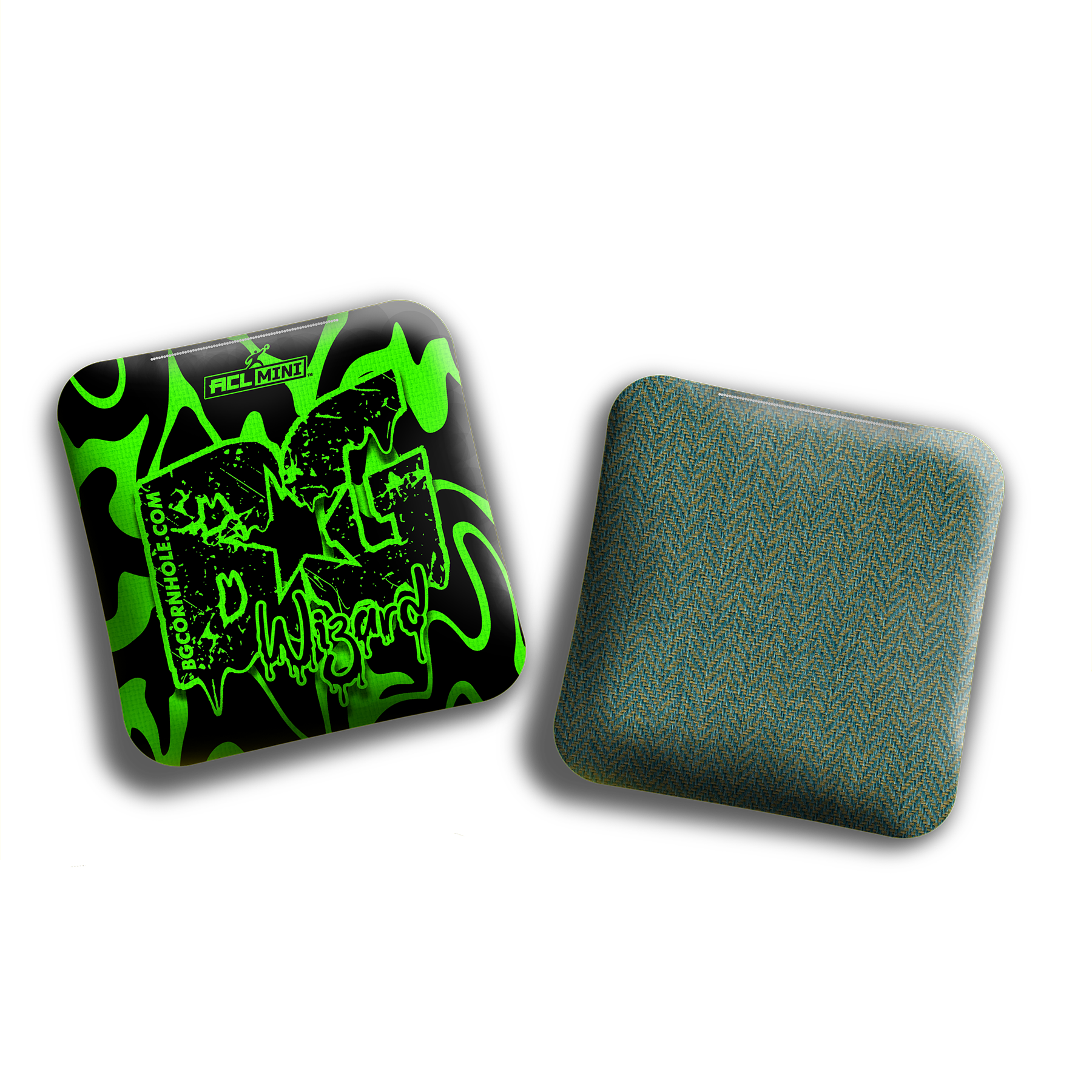 BG Cornhole 2025 BG Wizard 4" Mini Cornhole Bags - “DRIP COLORMATCH” - Set of 4 Bags