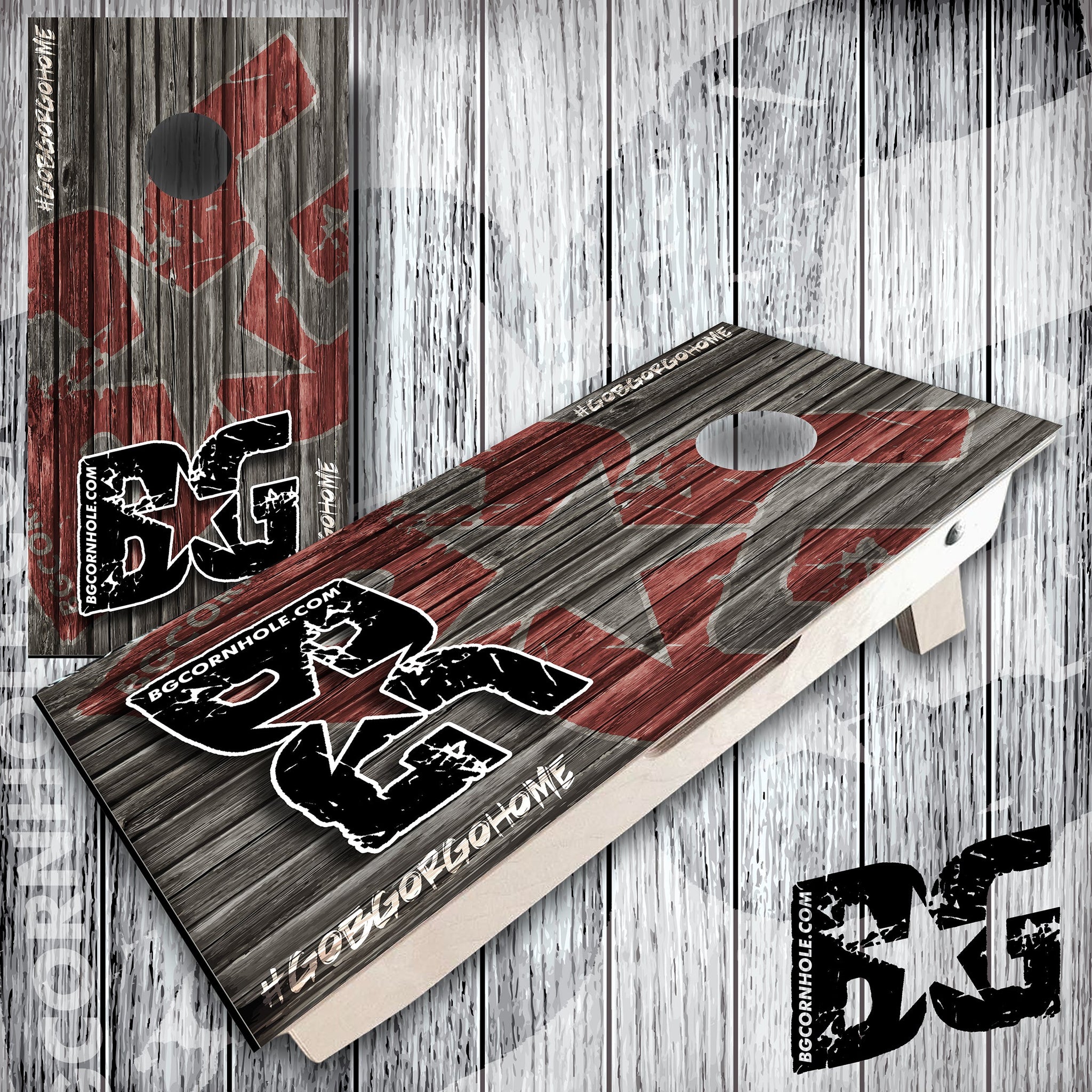 BG Cornhole Mini Boards - Wood Plank